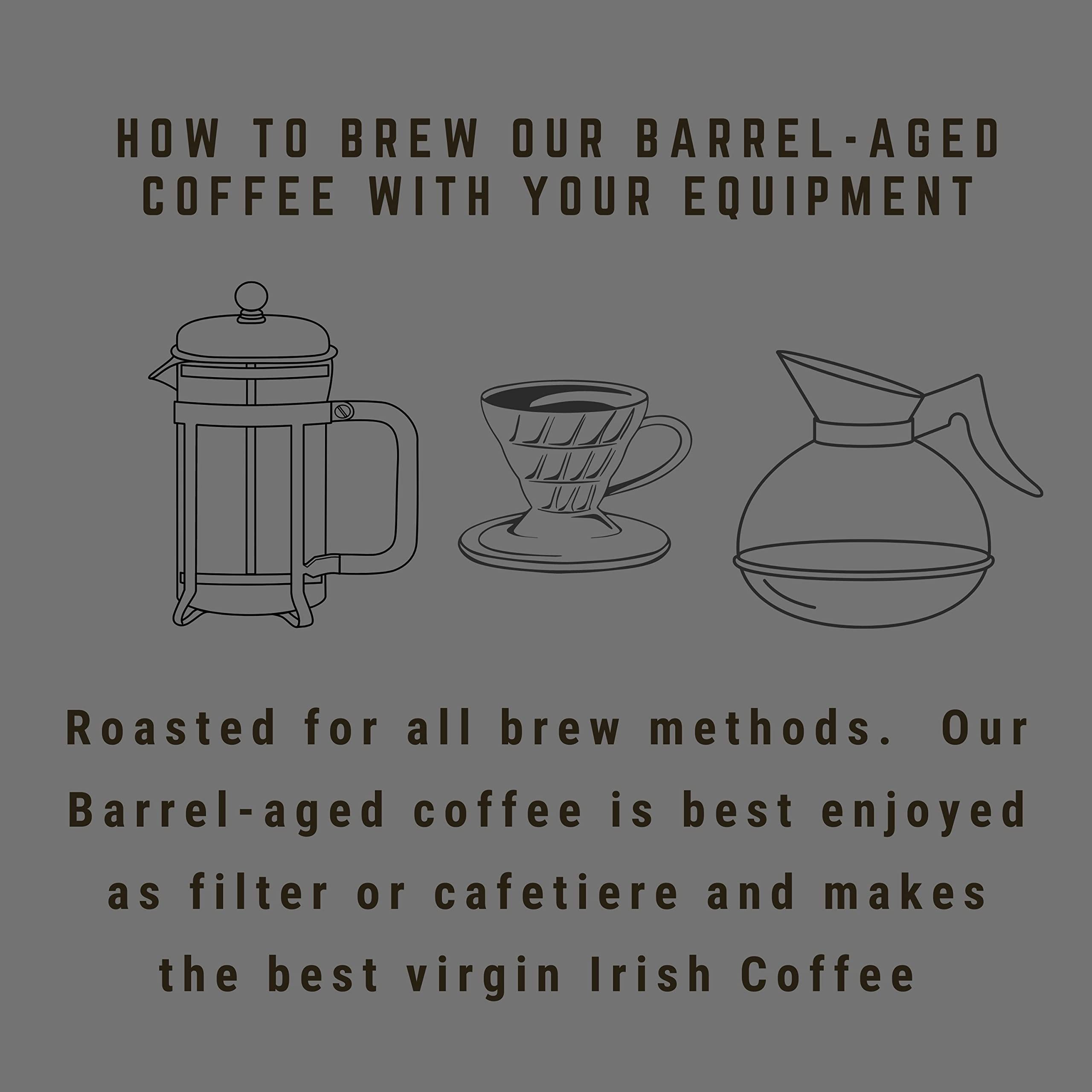 Brady's Irish Barrel Aged Ground Coffee - 100% Arabica Medium Roast - 227g 3