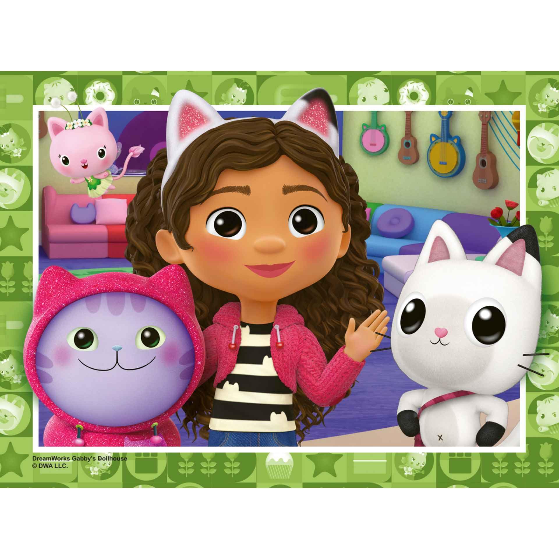 Ravensburger Gabby’s Dollhouse 4-in-1 Jigsaw Puzzle Set - 12, 16, 20, 24 Piece Puzzles for Kids Ages 3+ 4