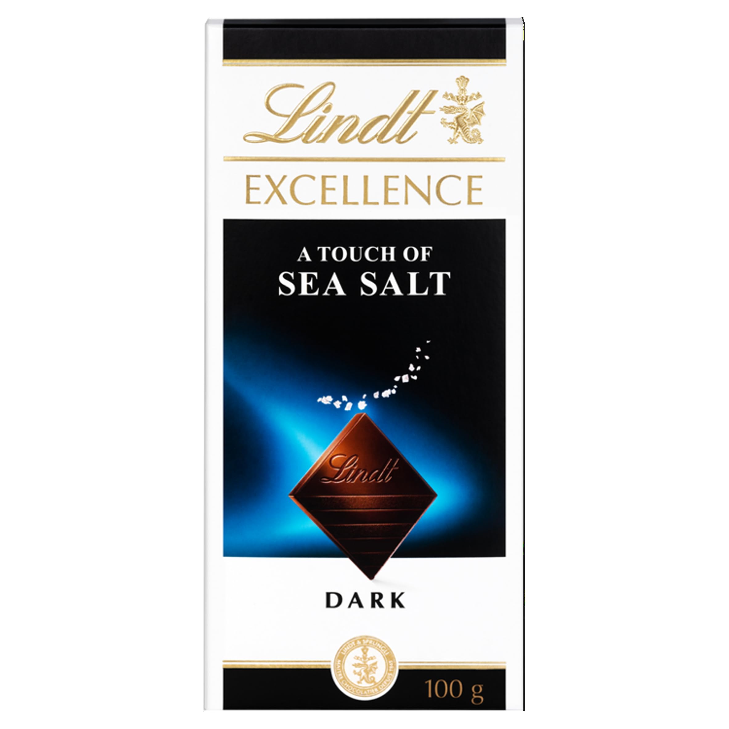 Lindt Excellence Dark Sea Salt Chocolate Bar 100g