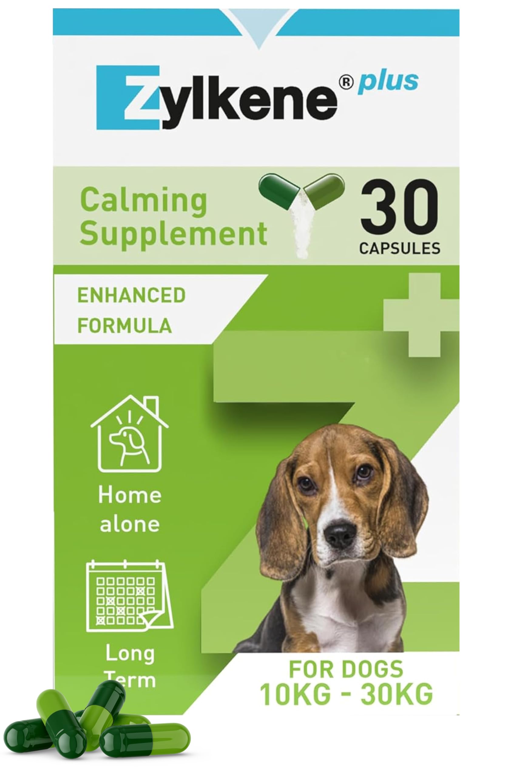 Zylkene Calming Supplement for Medium Dogs (10kg-30kg) 225mg | 30 Capsules 1