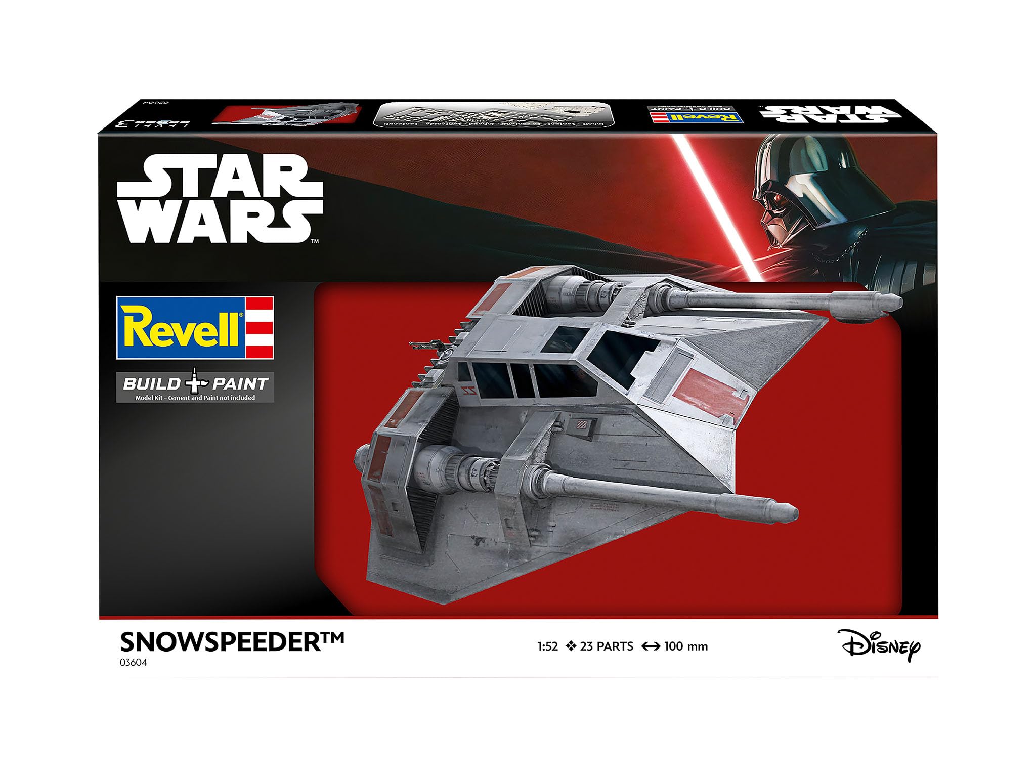 Revell Star Wars Snowspeeder Plastic Model Kit | Skill Level 3 | 100mm Length | Ages 10+ 5