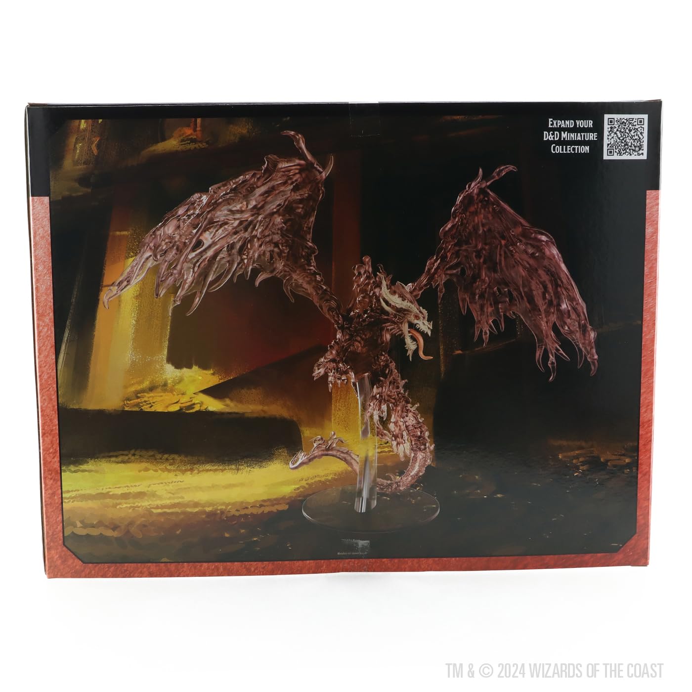 WizKids D&D Nolzur's Marvelous Miniatures Red Ghost Dragon Unpainted Miniature 7