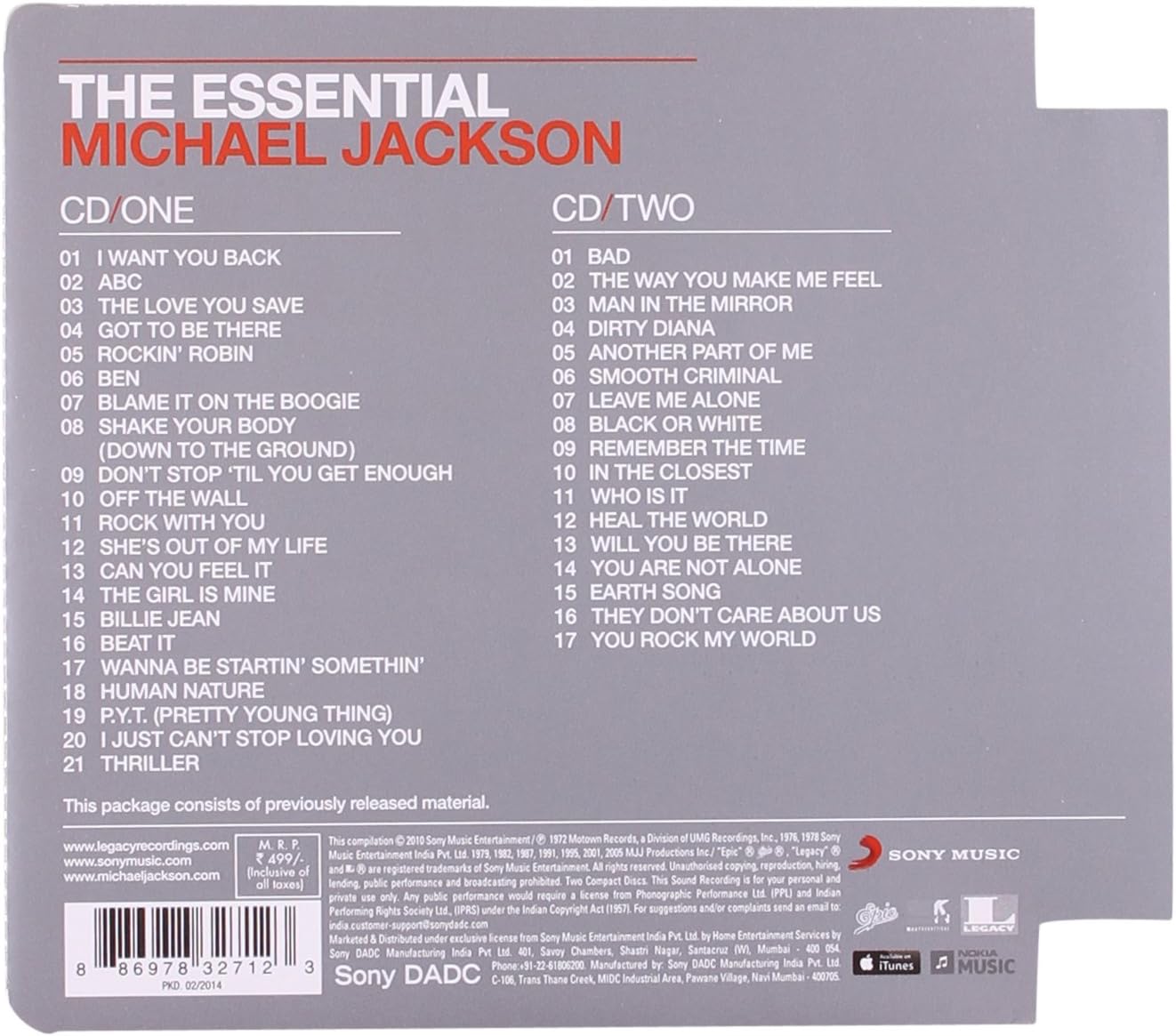 Michael Jackson - The Essential Michael Jackson [Audio CD]