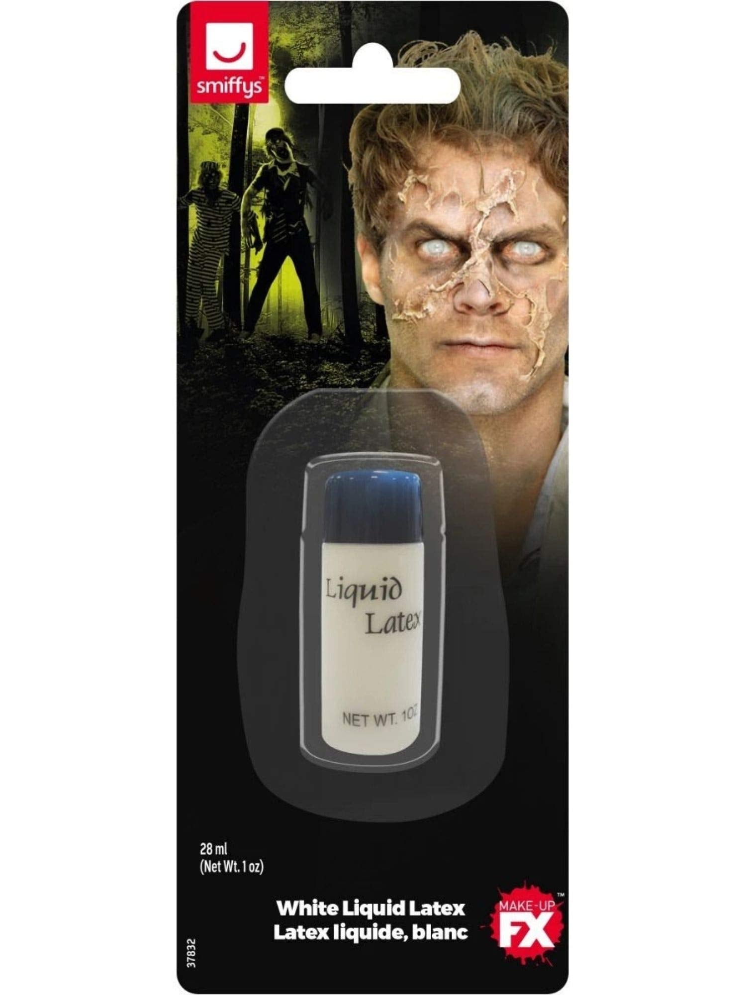 Smiffys Make-Up FX Liquid Latex 1 oz White for Cosmetics & Disguises