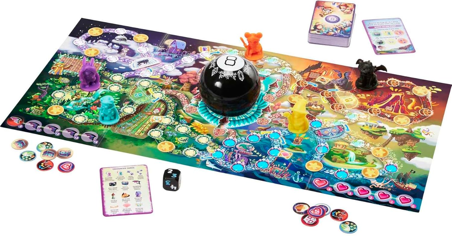 Mattel Games Magic 8 Ball Magical Encounters Cooperative Board Game 4