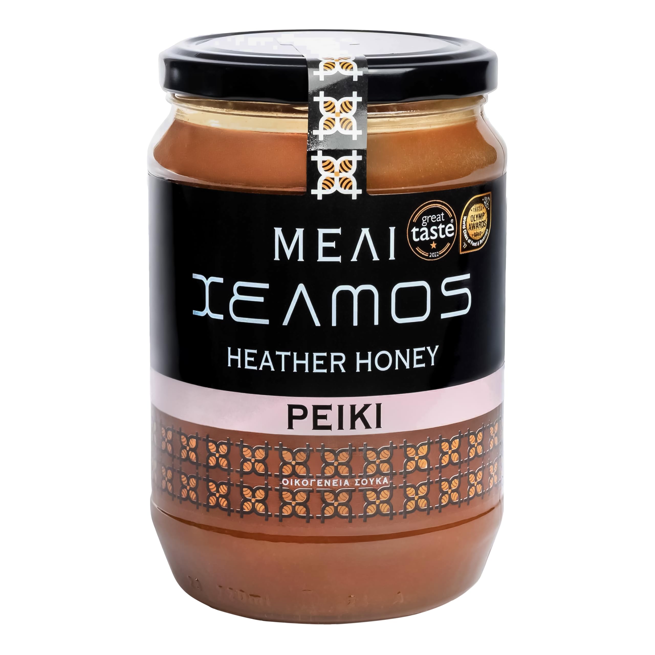 Helmos Greek Heather Honey - 100% Raw & Unpasteurized | 950g Jar 1