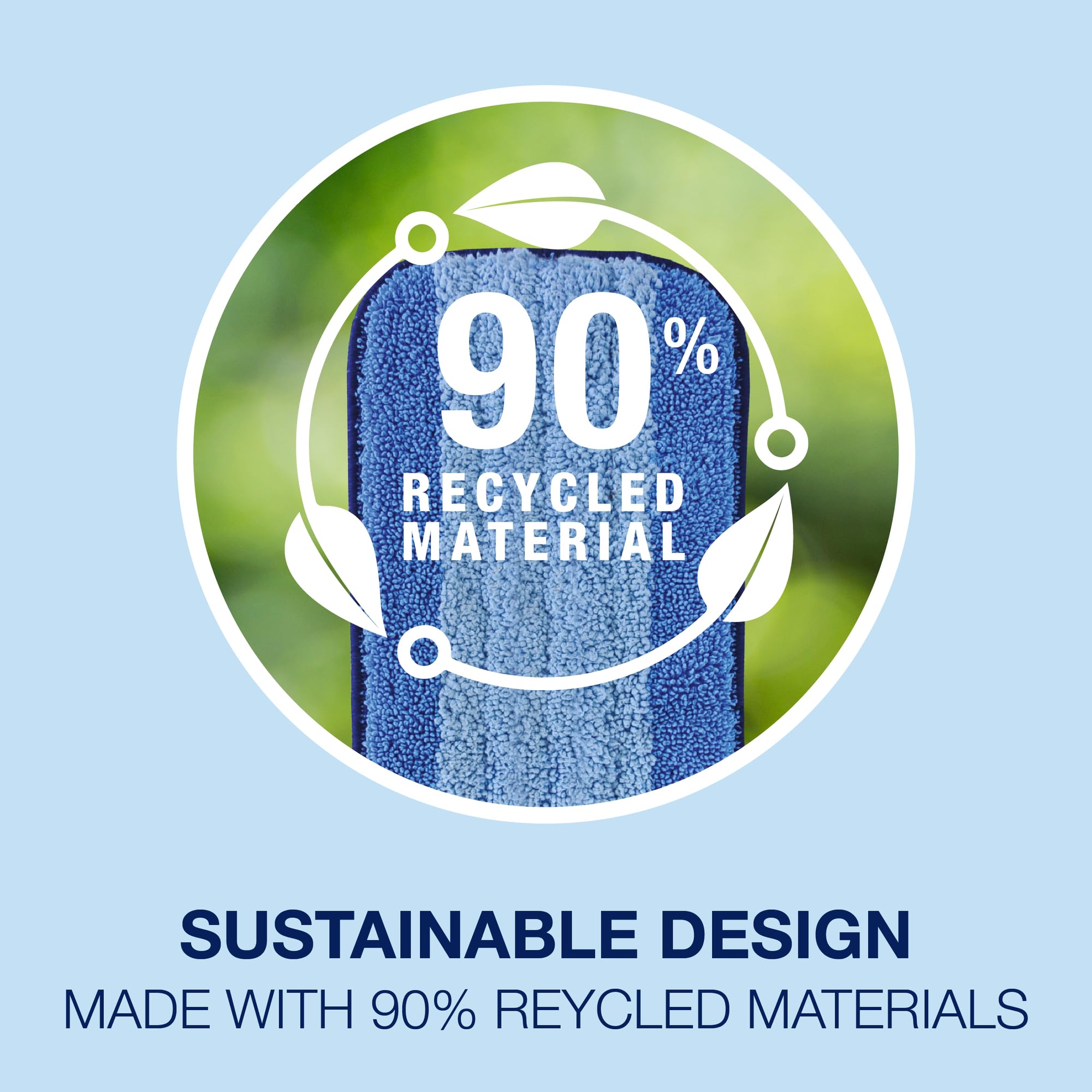 Bona - Microfibre Cleaning Mop Pad for Wood & Hard-Surface Floors