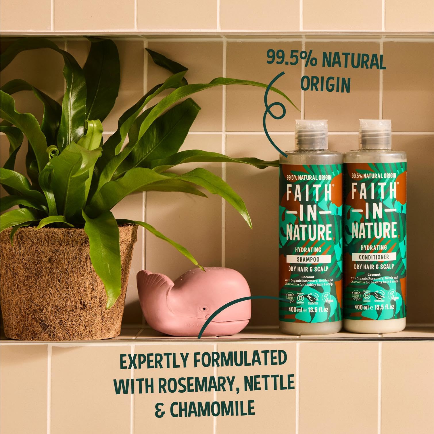 Faith In Nature Organic Coconut Shampoo (400ml) 8