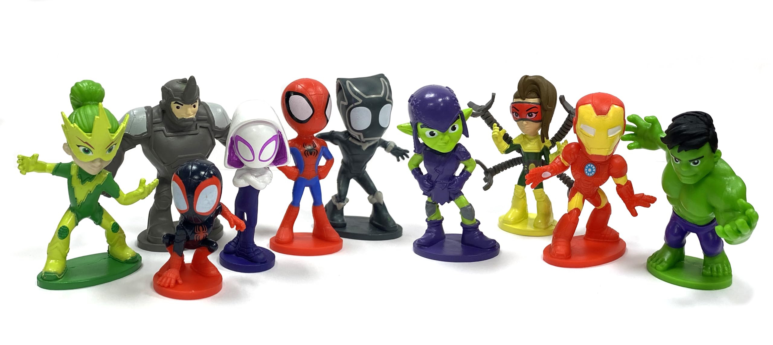 Phidal Marvel Spidey and his Amazing Friends My Busy Books | Board Book with 10 Figurines & Playmat