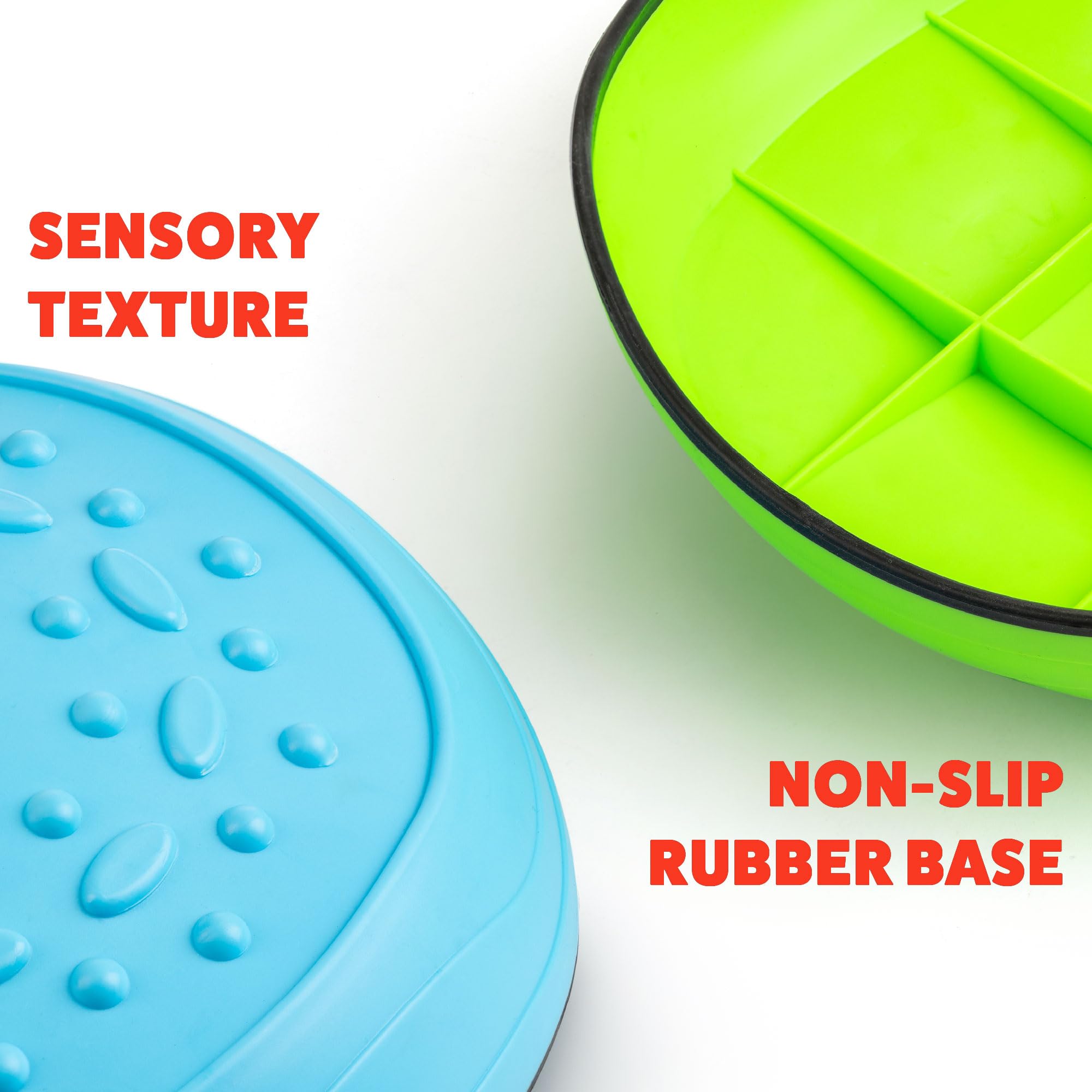 Toyrific Stepping Stones Balance Game - 8 Colourful Non-Slip Sensory Stones for Kids 3+ 4