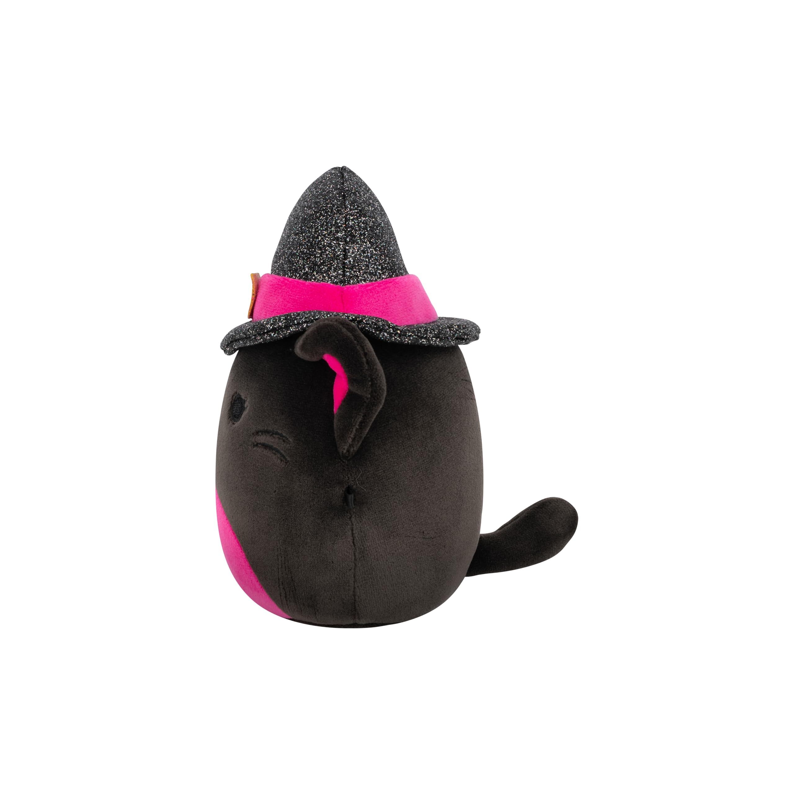 Squishmallows 7.5-Inch Catarina the Black Hat With Witch Cat Halloween Plush - Soft Stuffed Animal for Kids 5