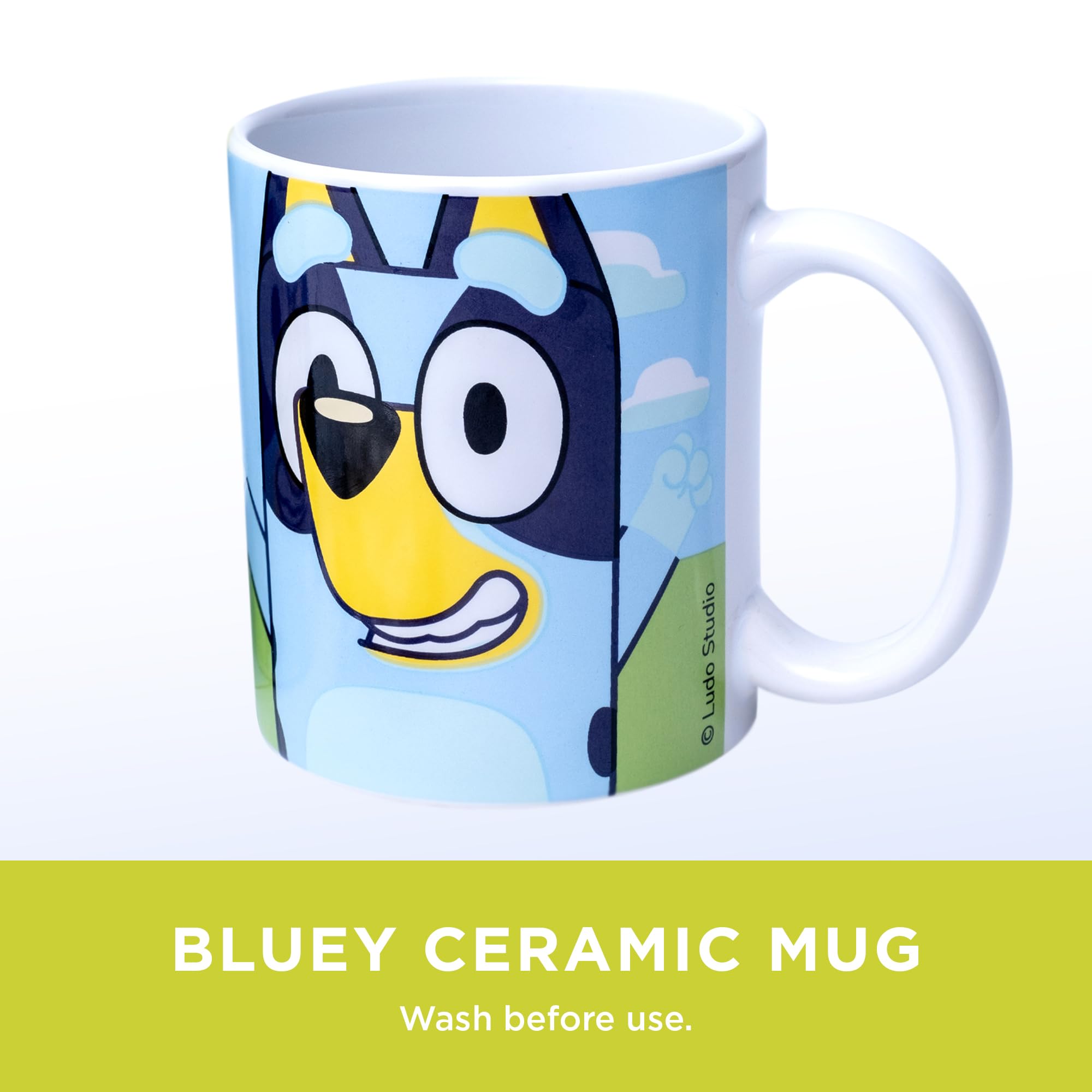 Beams International - Bluey Hot Chocolate Gift Set with Mug Featuring Bluey & Bingo 7