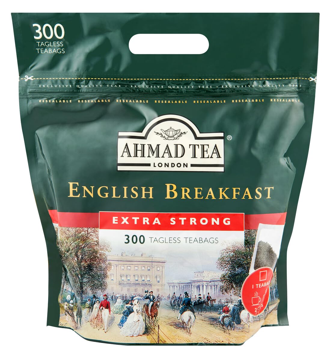 Ahmad Tea - English Breakfast Tea Extra Strong 300 Tagless Teabags 3