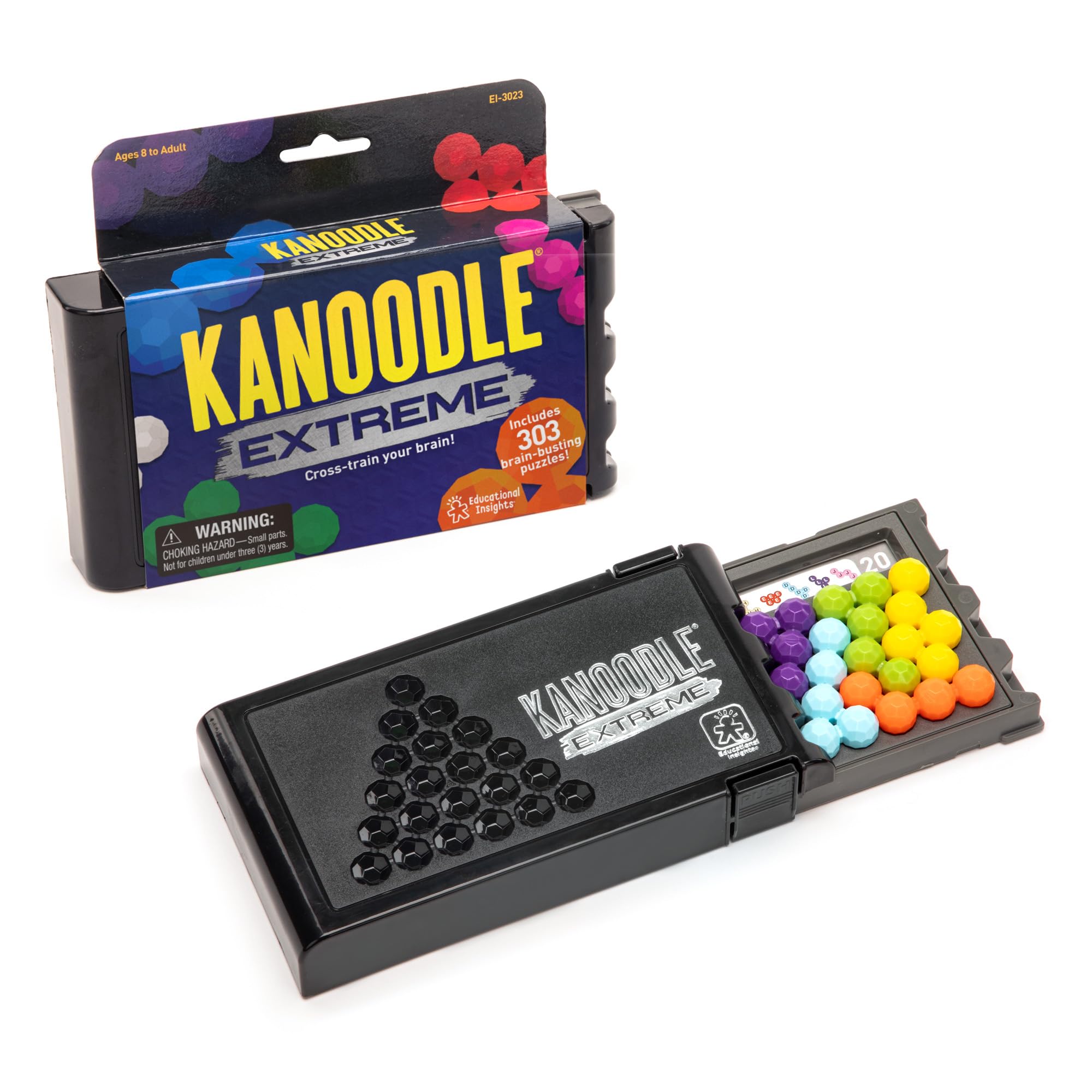 Educational Insights Kanoodle Extreme Puzzle Game - 300 Puzzles | Ages 8 to Adult | Portable 1