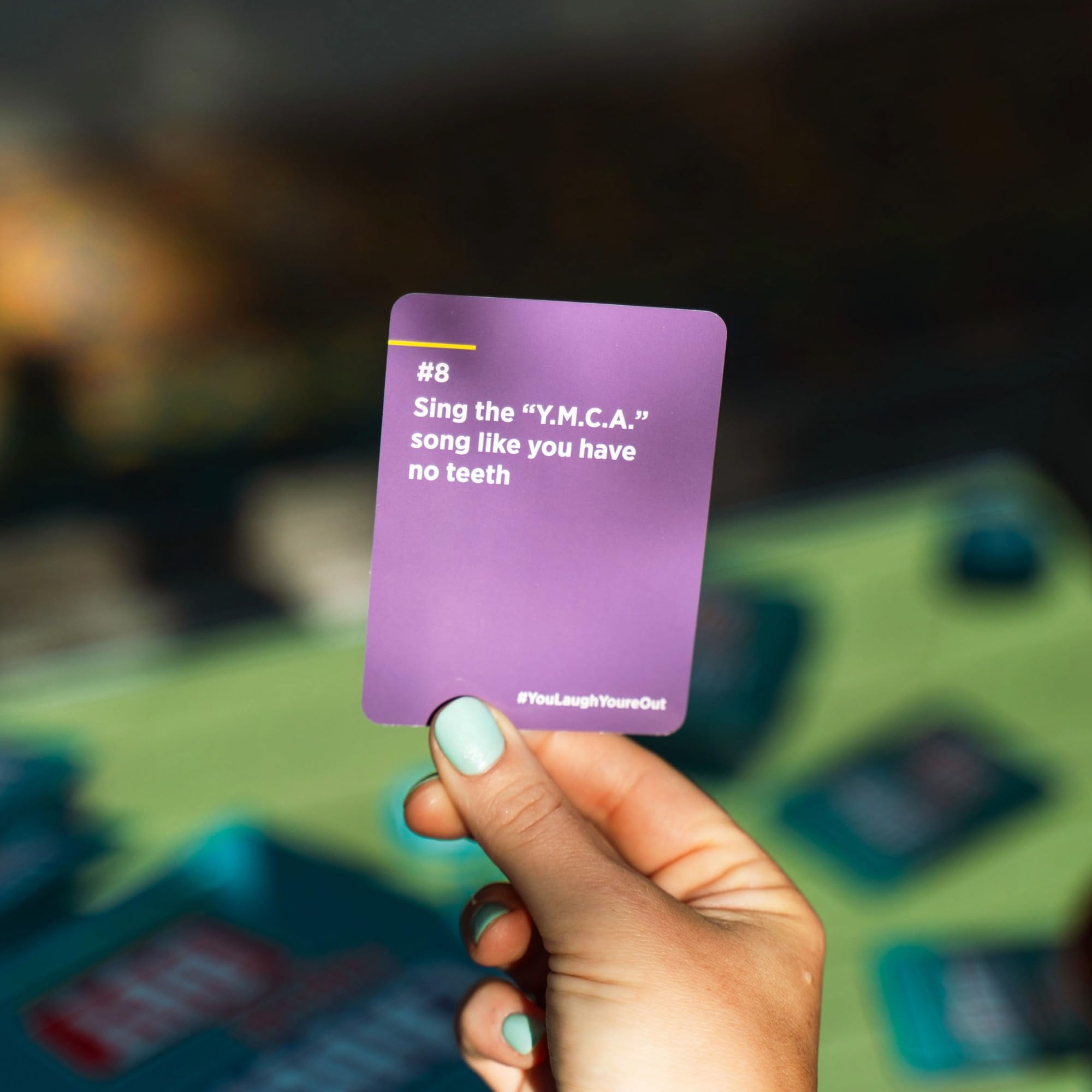 DSS Games You Laugh You're Out Family Party Game | 4+ Players Ages 14+ | Includes 125 Cards 4