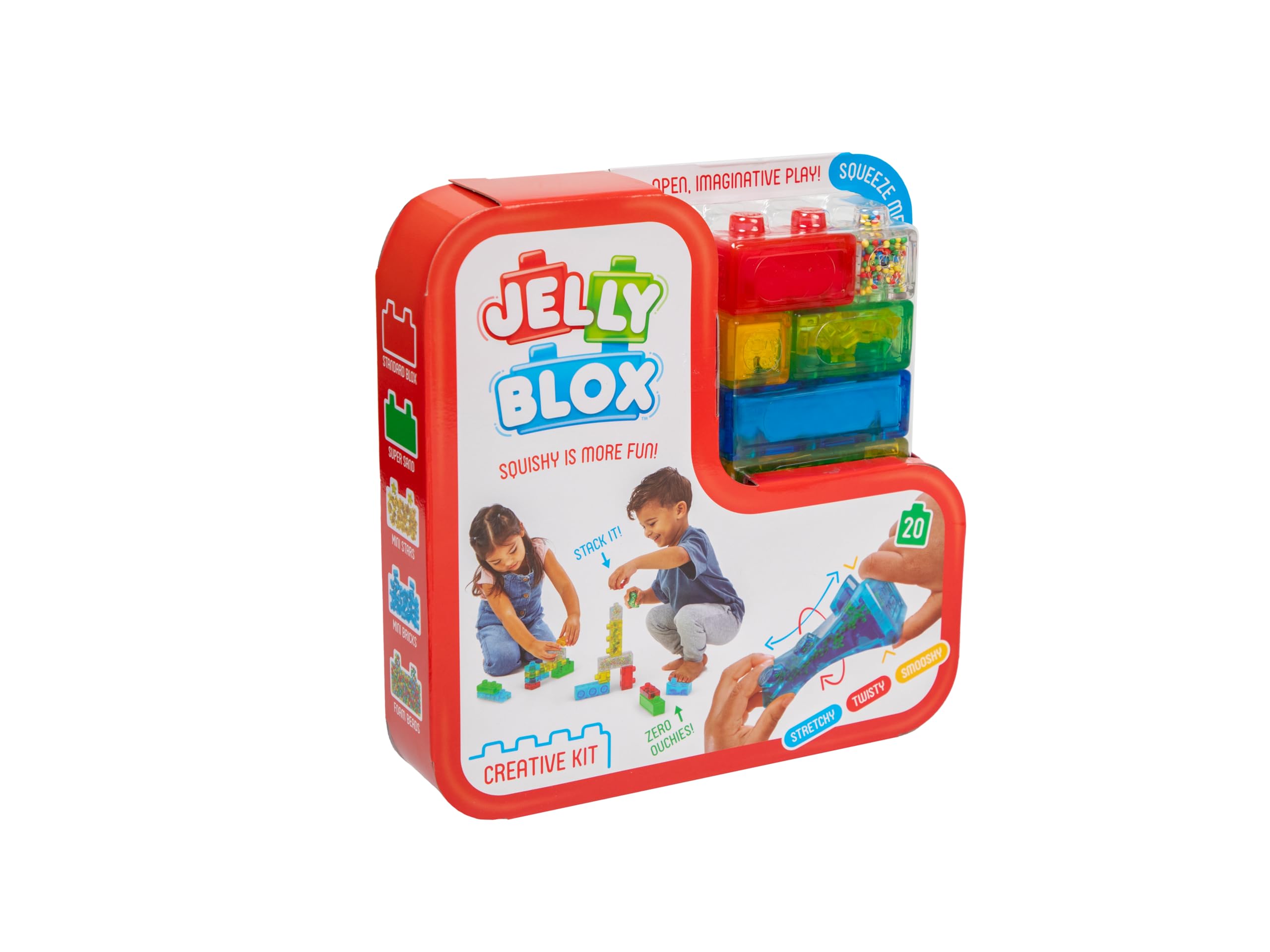 Jelly Blox Creative Kit - Squishy Building Blocks for Toddlers 2+ 8