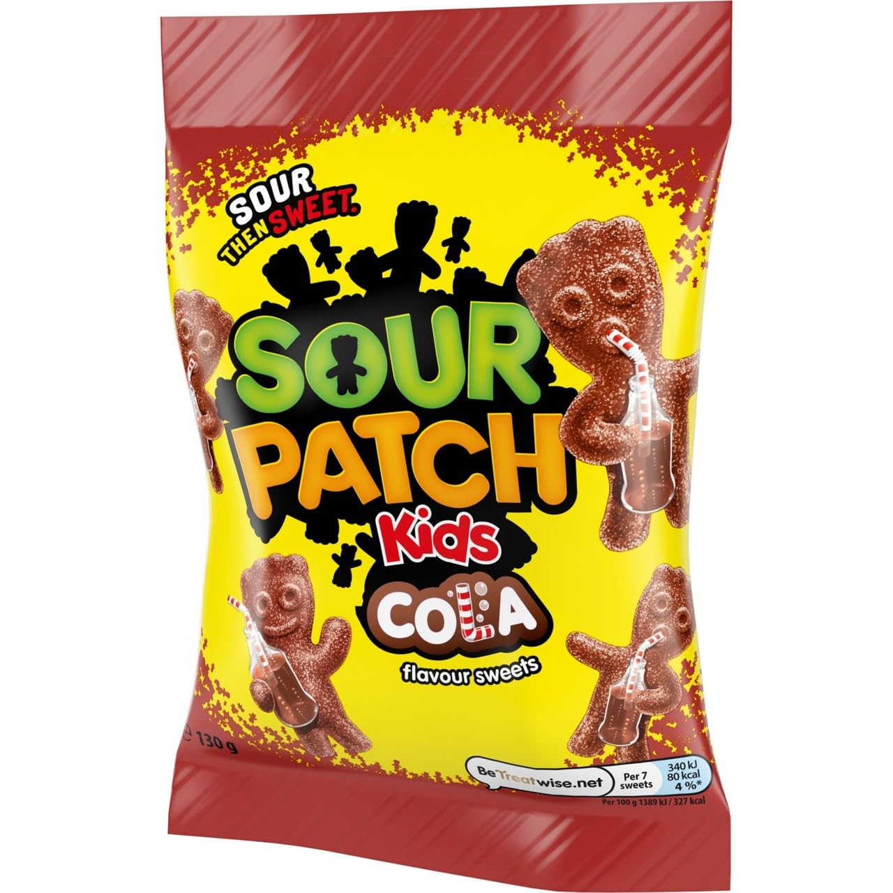 Sour Patch Kids Cola Flavour Tangy Sour Then Sweet Chewy Candies 130 g 4