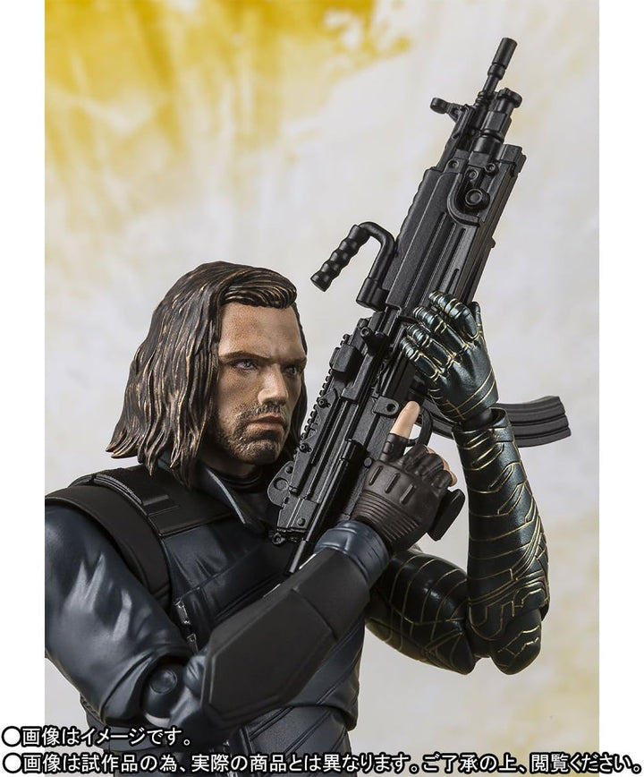 Bandai Tamashii Nations S.H.Figuarts Avengers Infinity War Bucky Action Figure - Highly Articulated Collectible for Ages 13+
