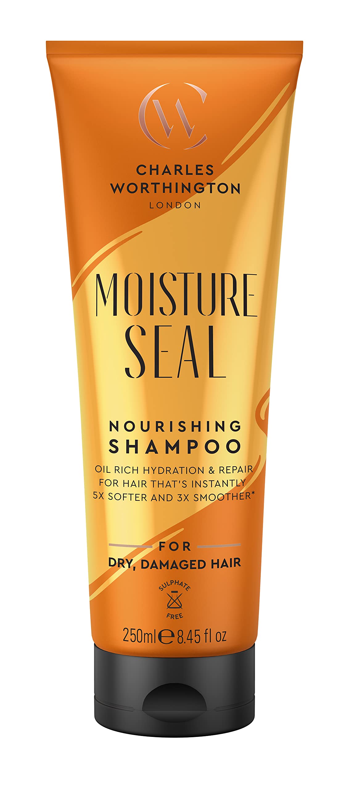 Charles Worthington Moisture Seal Nourishing Shampoo - Deep Moisture for Dry Hair, 250 ml 1