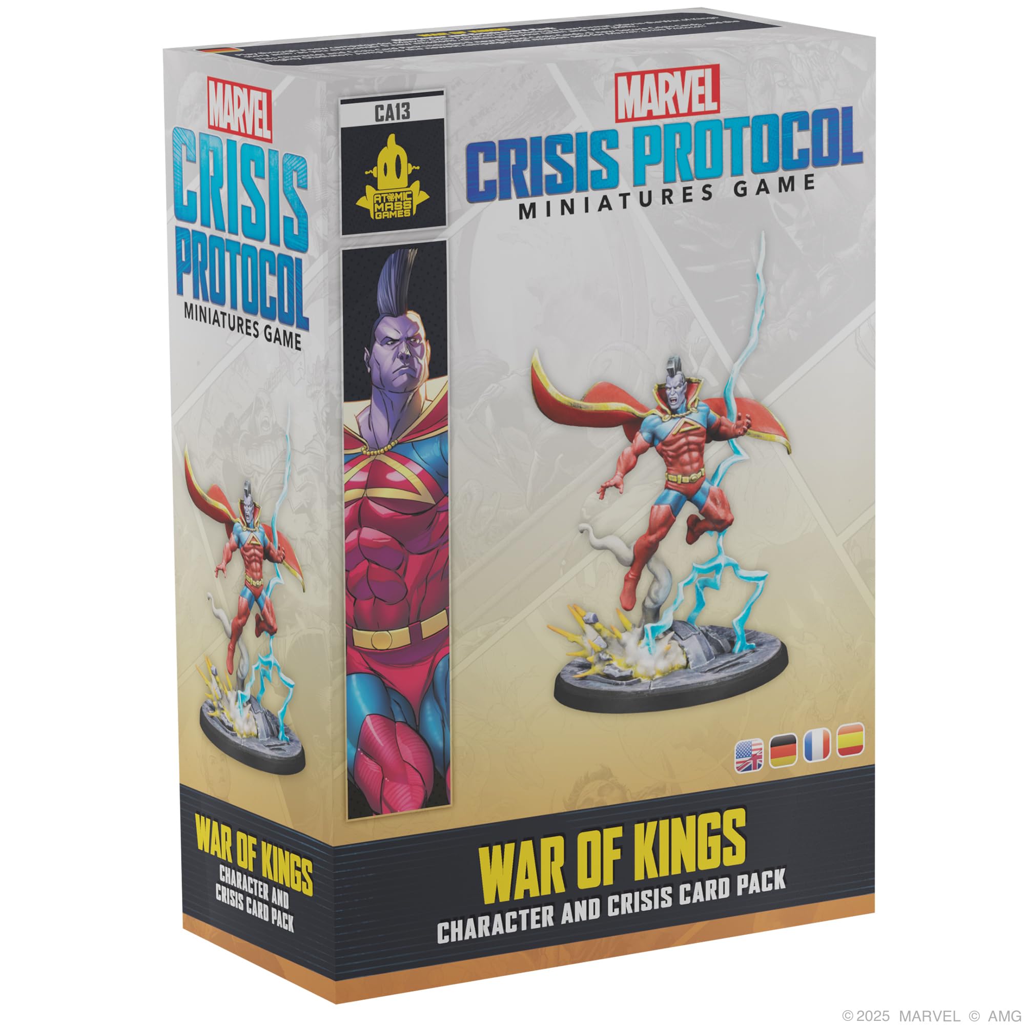 Atomic Mass Games Marvel Crisis Protocol War of Kings Gladiator Character & Crisis Card Pack