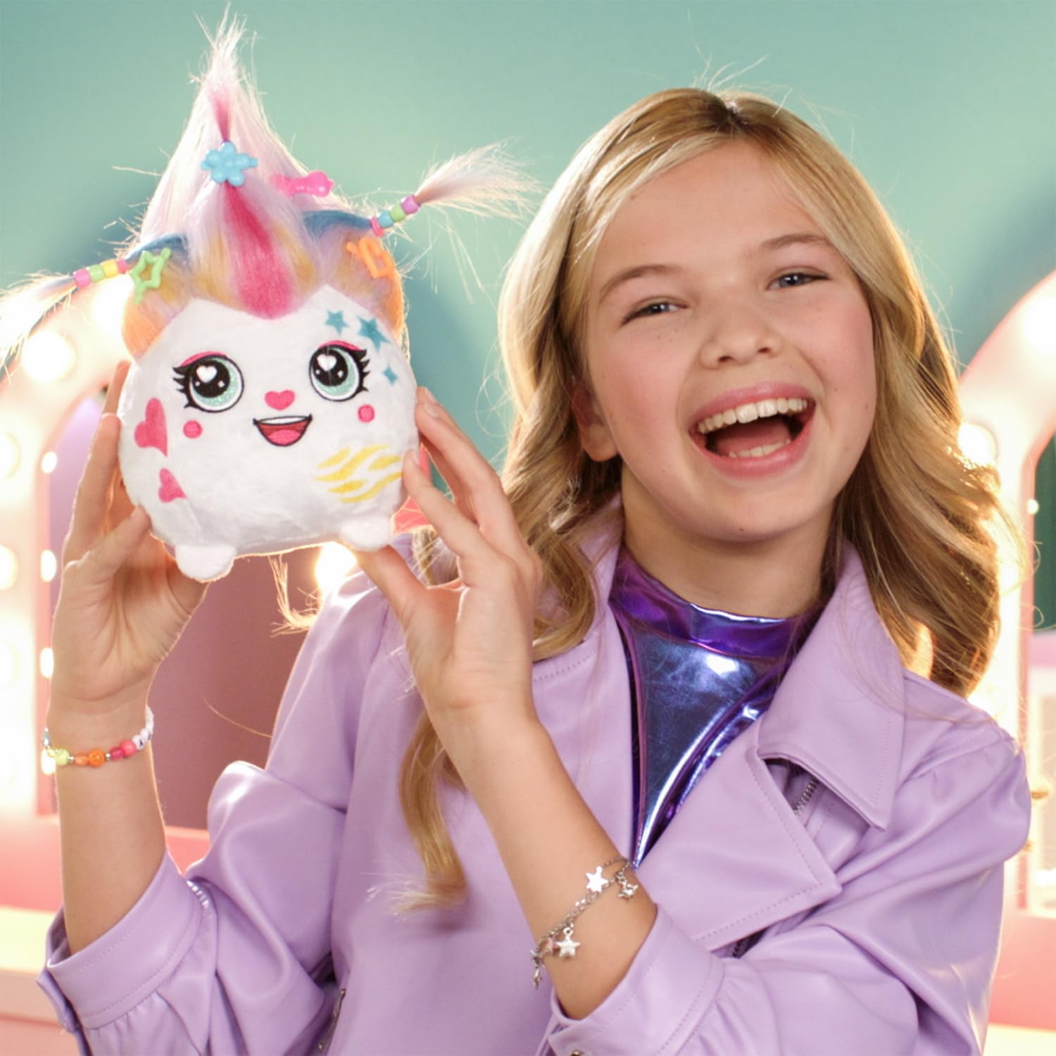 Canal Toys Airbrush Plush Hair'iffic Salon Ultimate Custom Plush Makeover Kit 9