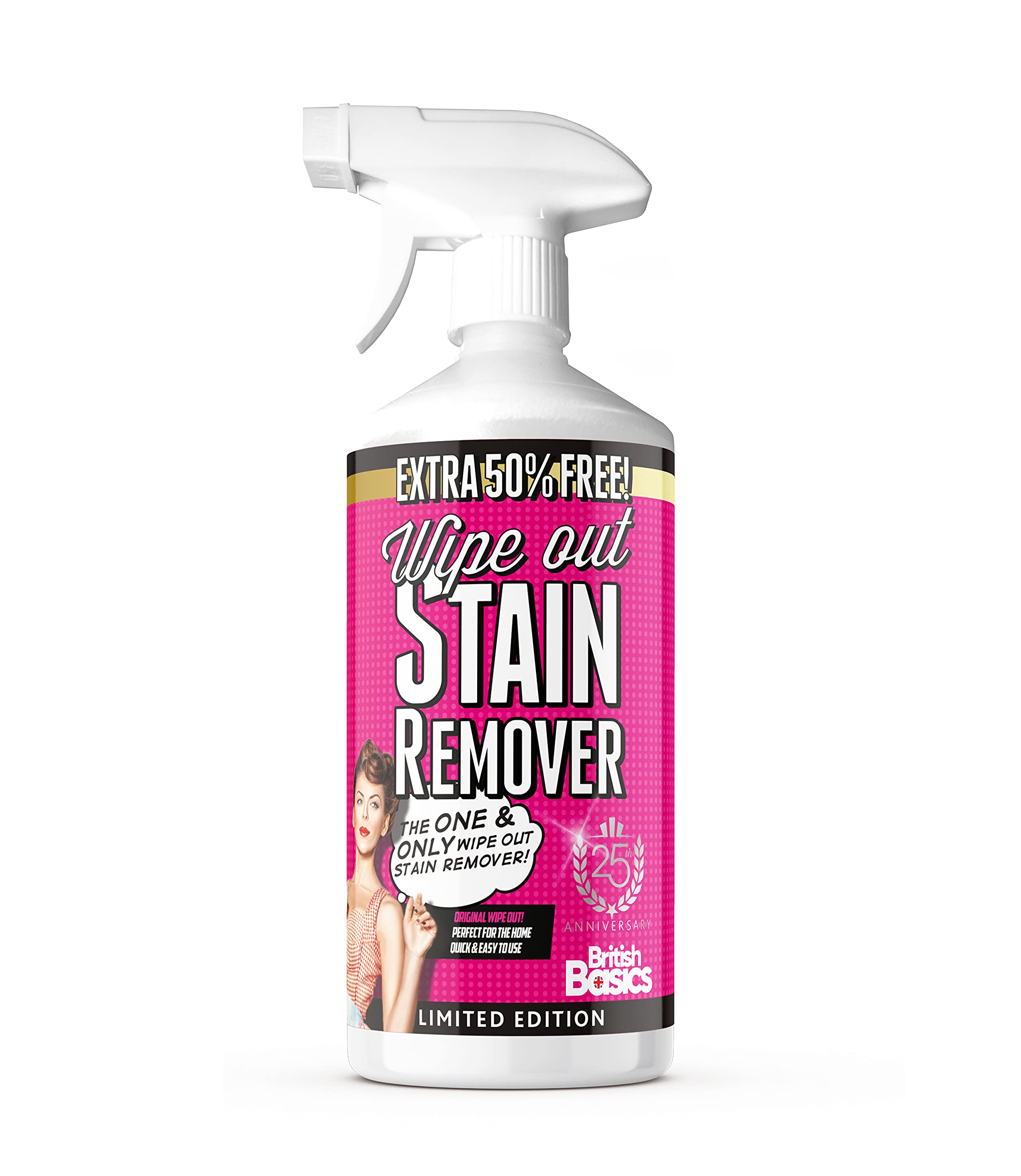 Wipeout Stain Remover Spray - Multi-Purpose, Professional Strength | 750 ml