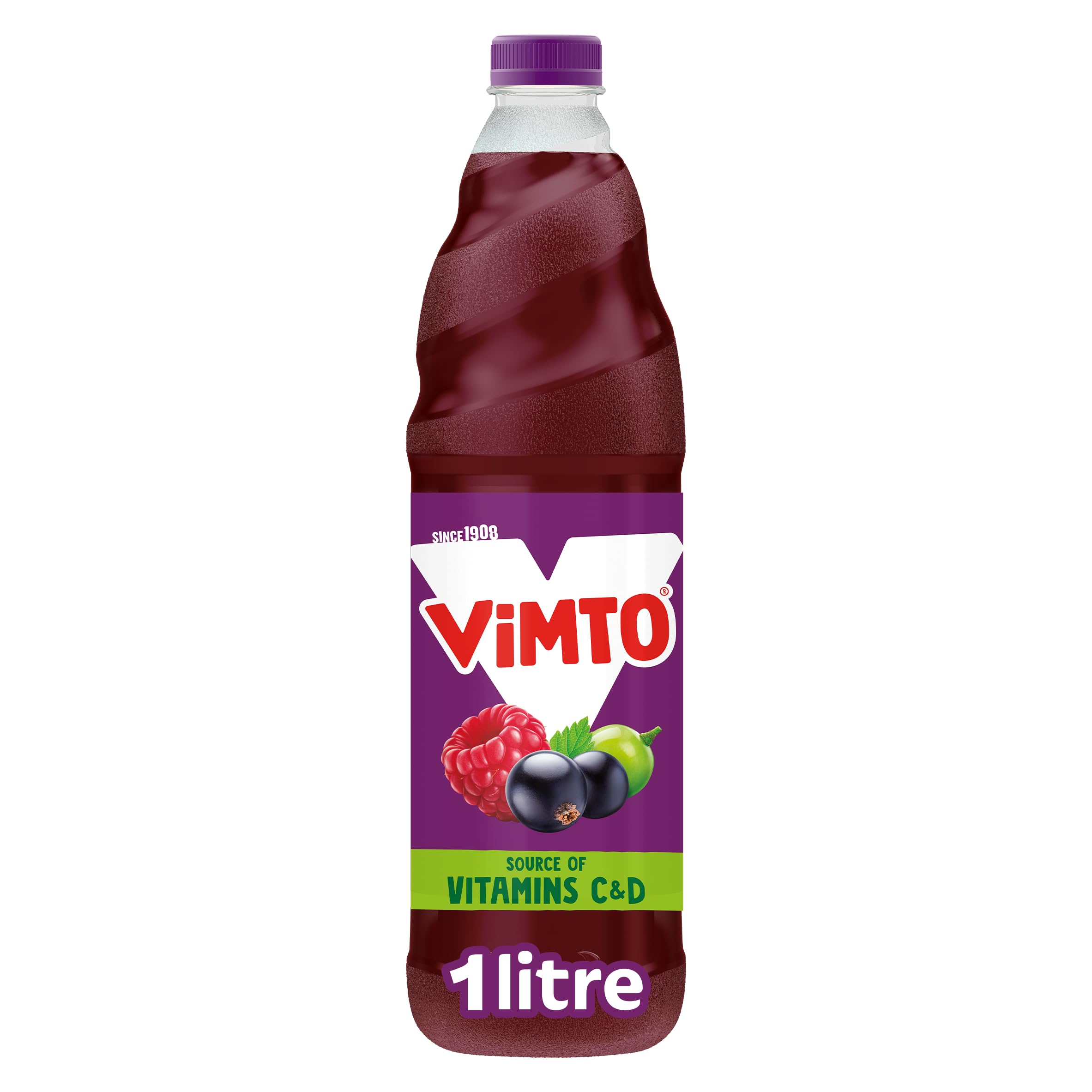 Vimto Squash - Concentrated Mixed Fruit Juice Drink with Vitamins C & D | 1 L 1