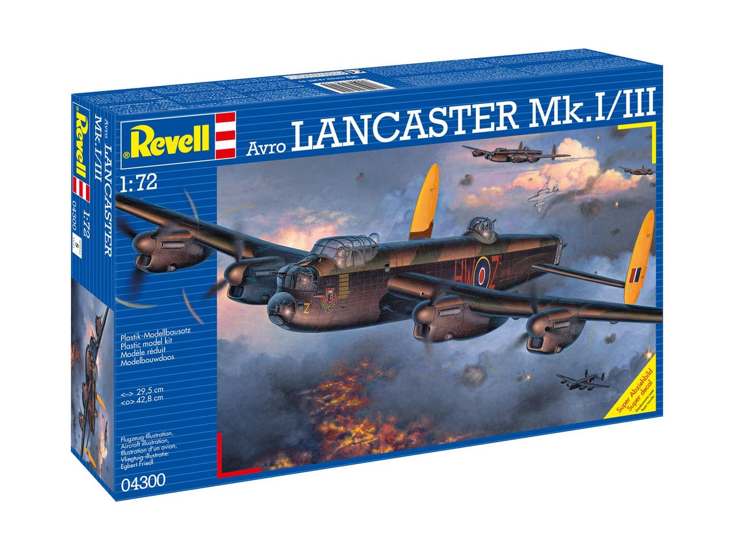 Revell Lancaster Mk.I/III 1:72 Scale Plastic Model Kit - Detailed Aircraft Building Set 4