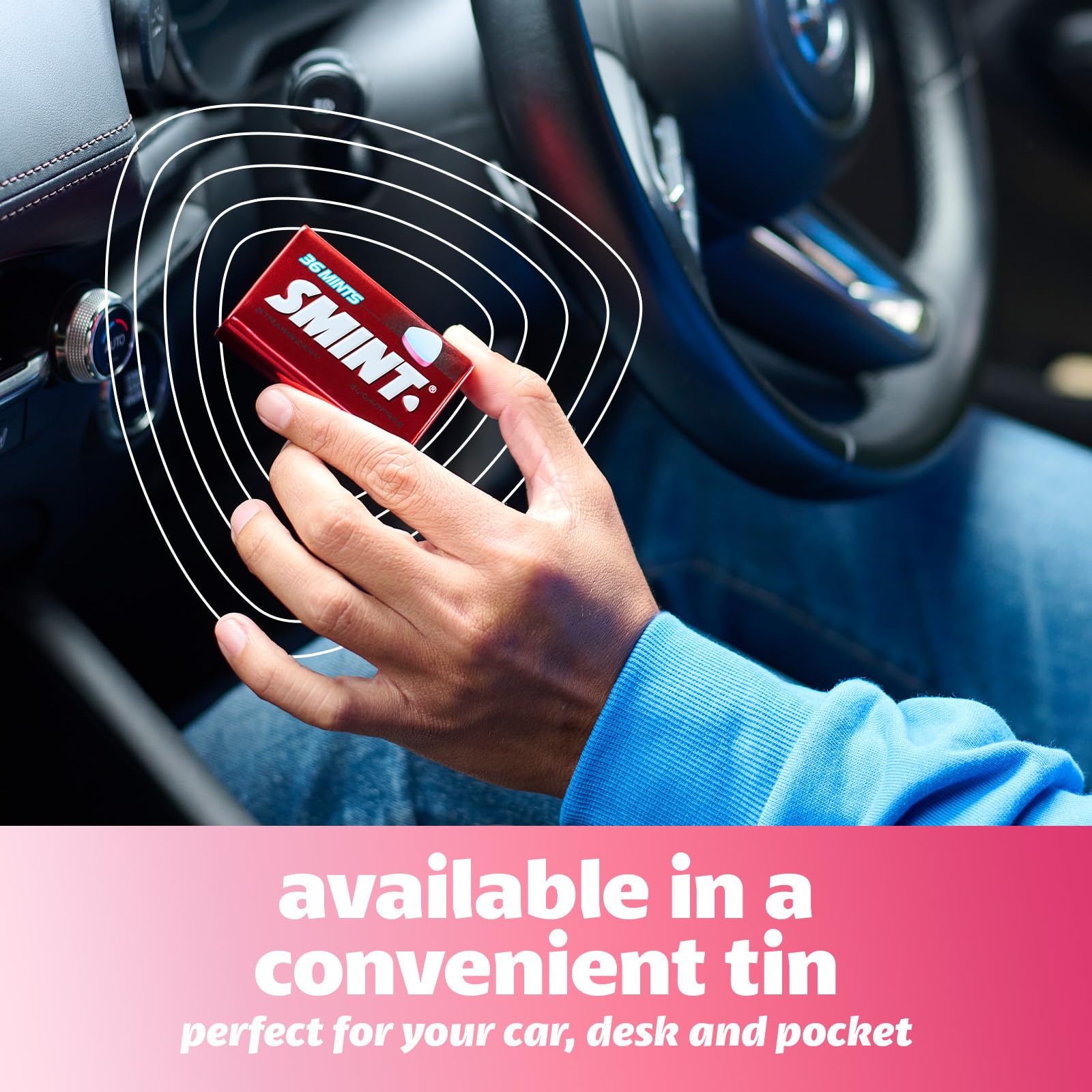 Smint Sugarfree Mints - 50 XXL Strawberry Mints (Pack of 12 Tins) 10