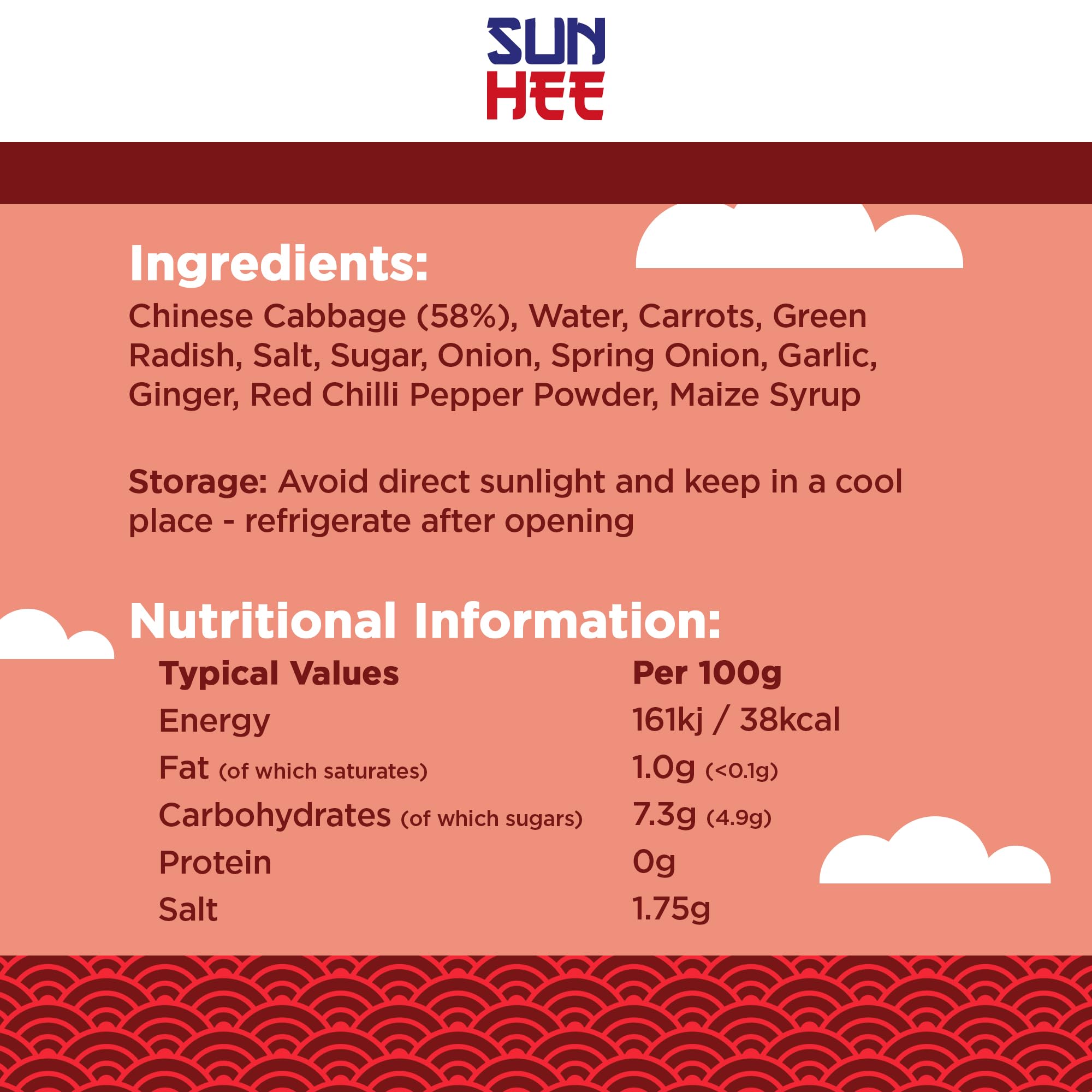 Sun Hee - Kimchi Hot & Spicy 190g 3