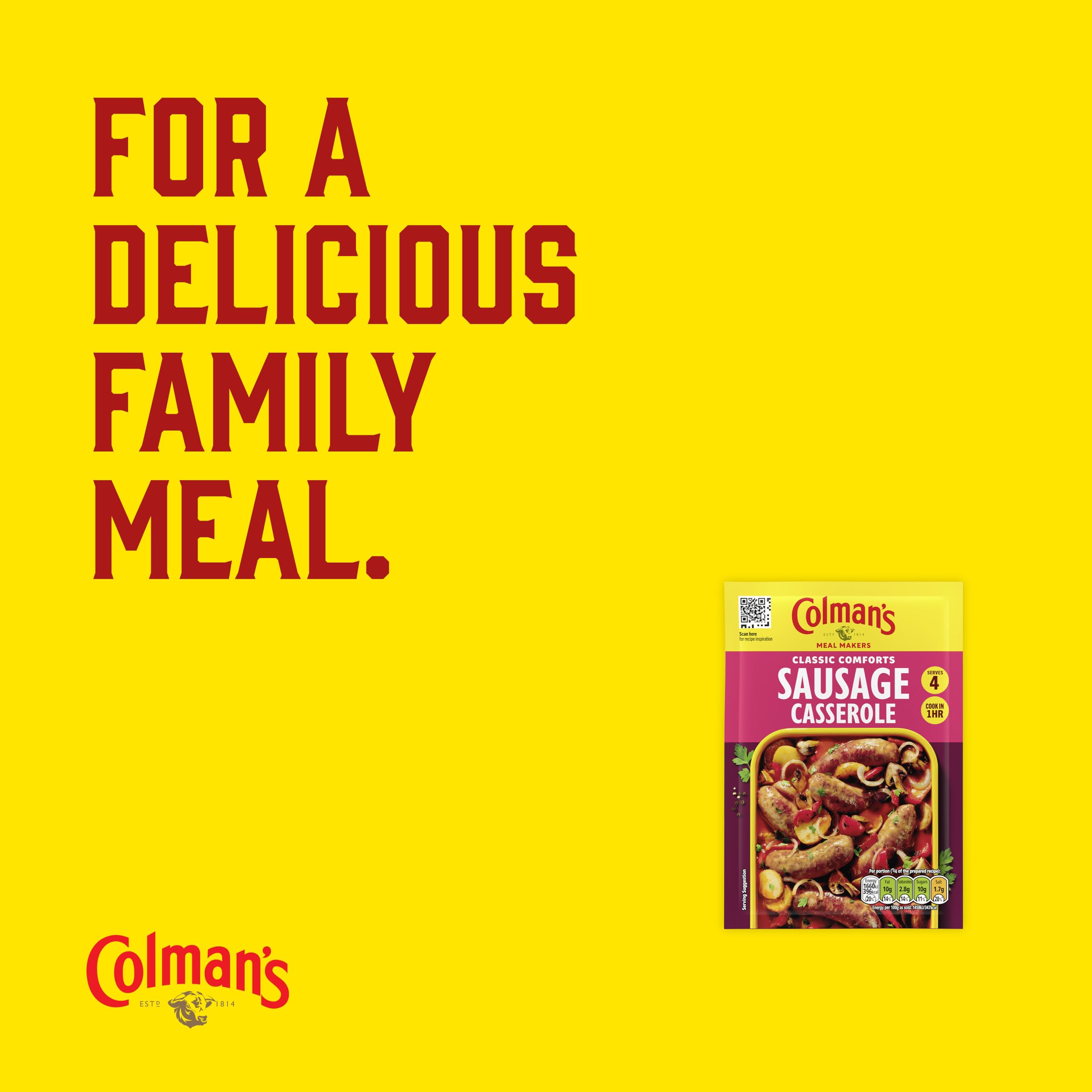 Colman's Sausage Casserole Recipe Mix 39 g
