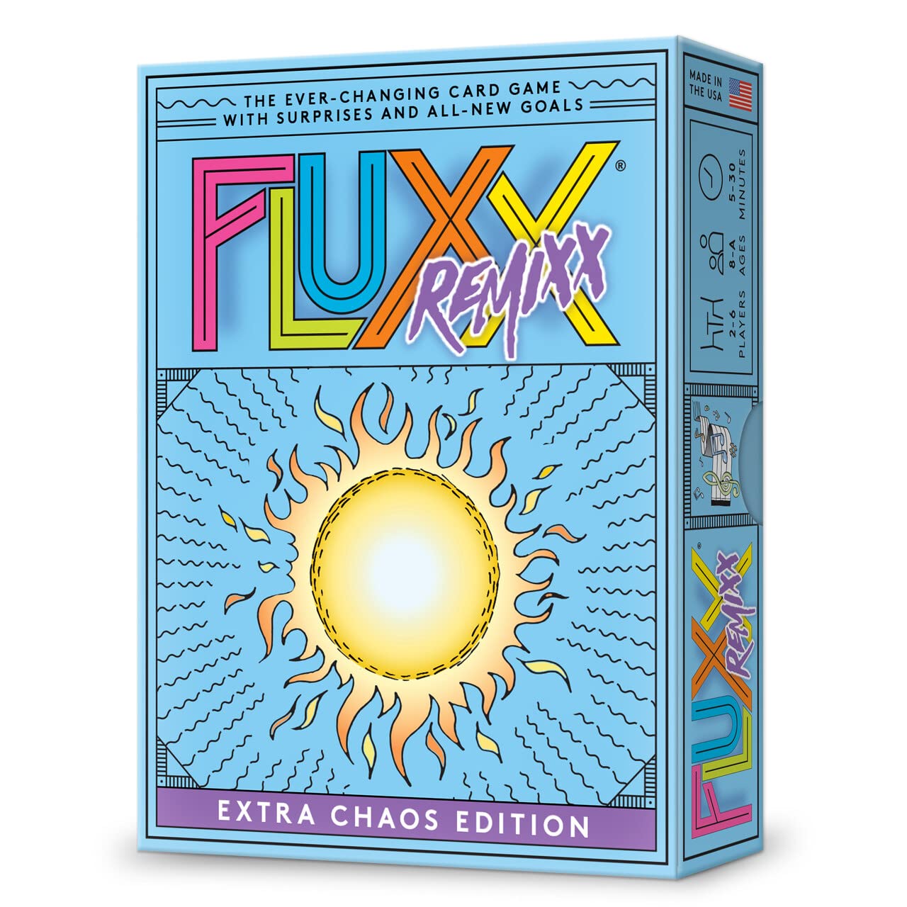 Looney Labs Fluxx Remixx Card Game - 2-6 Players, Ages 8+, 5-30 Min Play Time