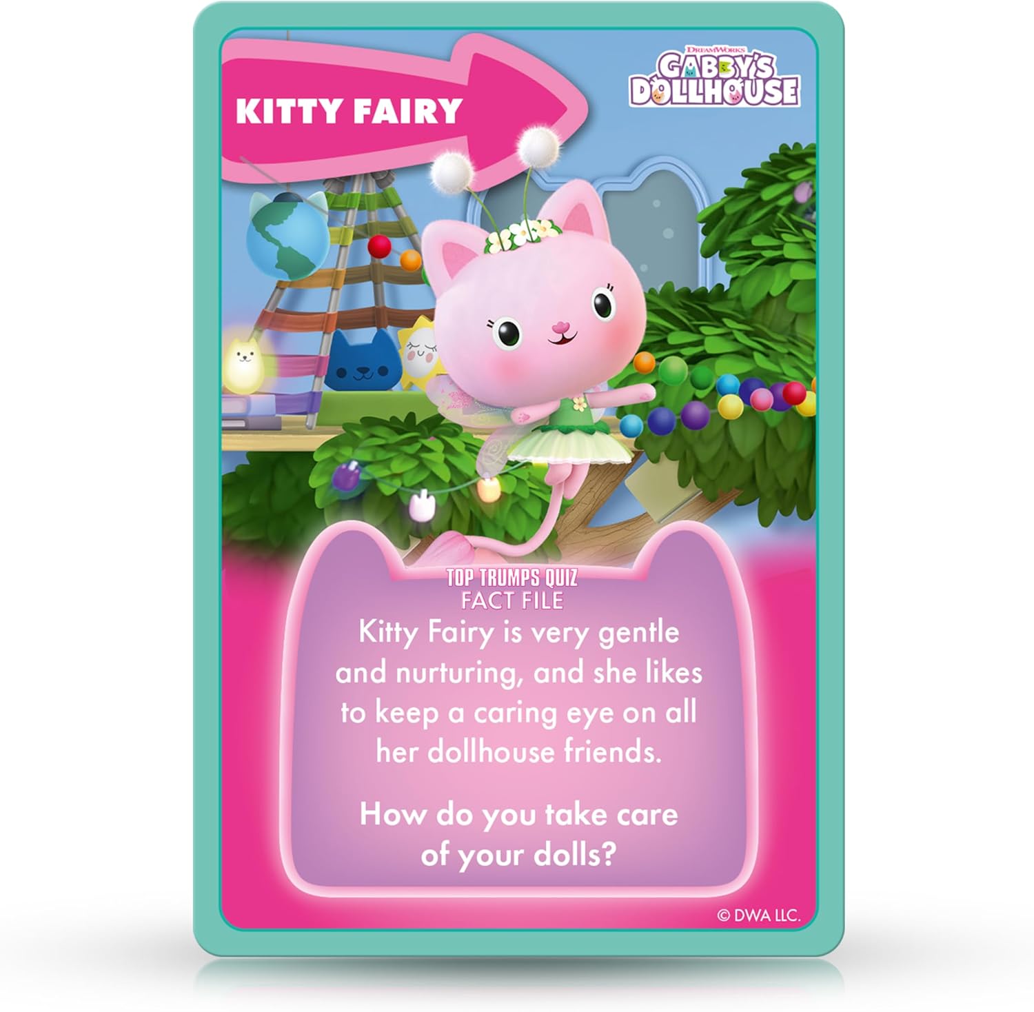 Top Trumps Junior Gabby’s Dollhouse Card Game with Luli-Loo, Carlita, and Kitt 3