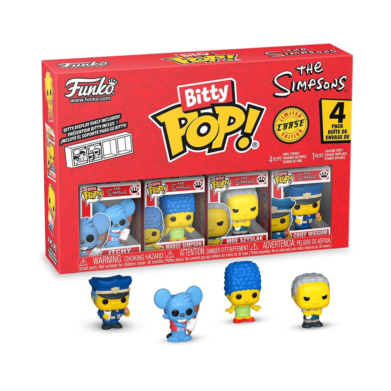 Funko Bitty Pop! The Simpsons Itchy 4-Pack with Mystery Mini Figure 11