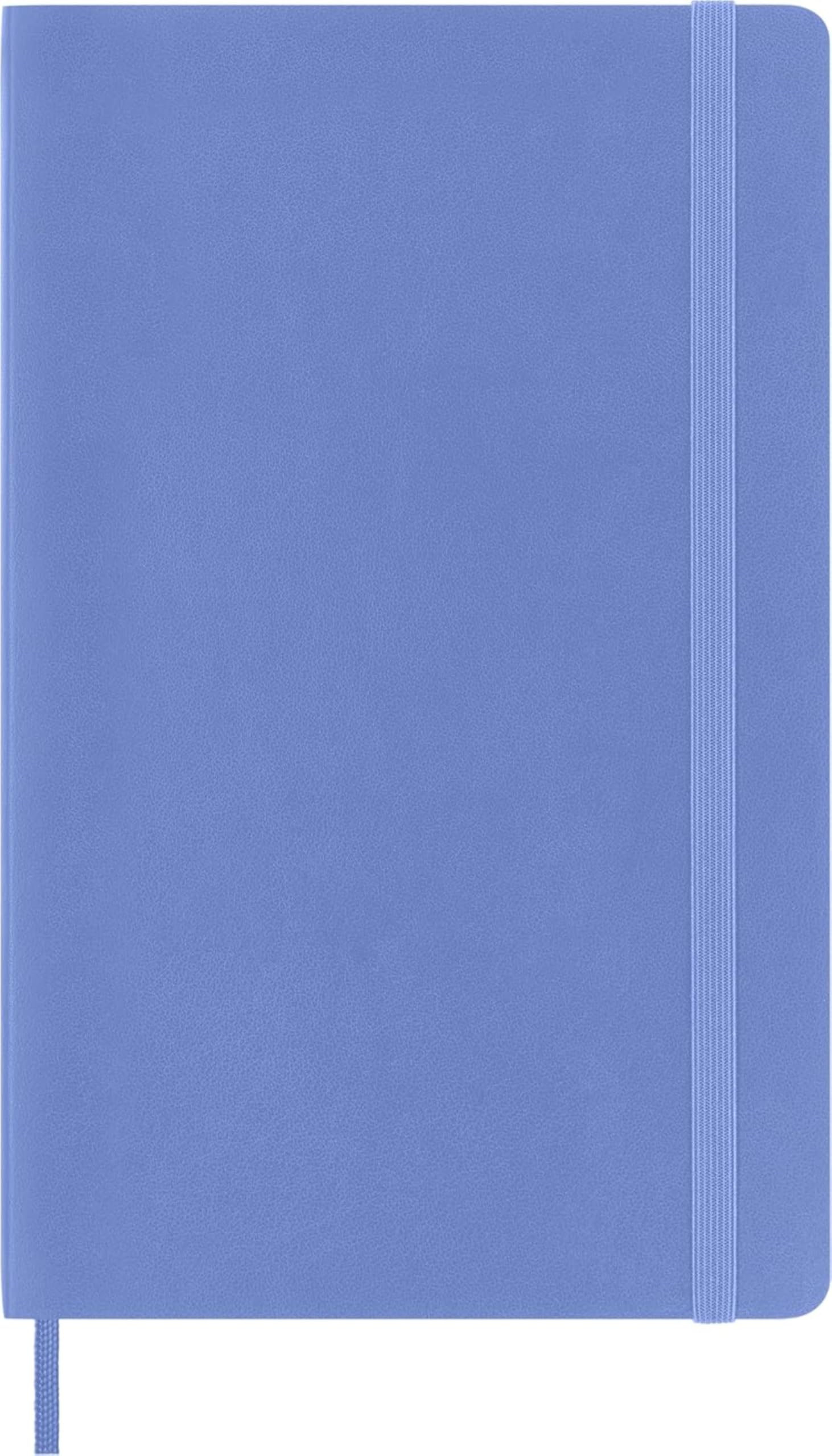 Moleskine Classic Notebook - Ruled, Soft Cover, Large 13x21 cm, Hydrangea Blue, 240 Pages