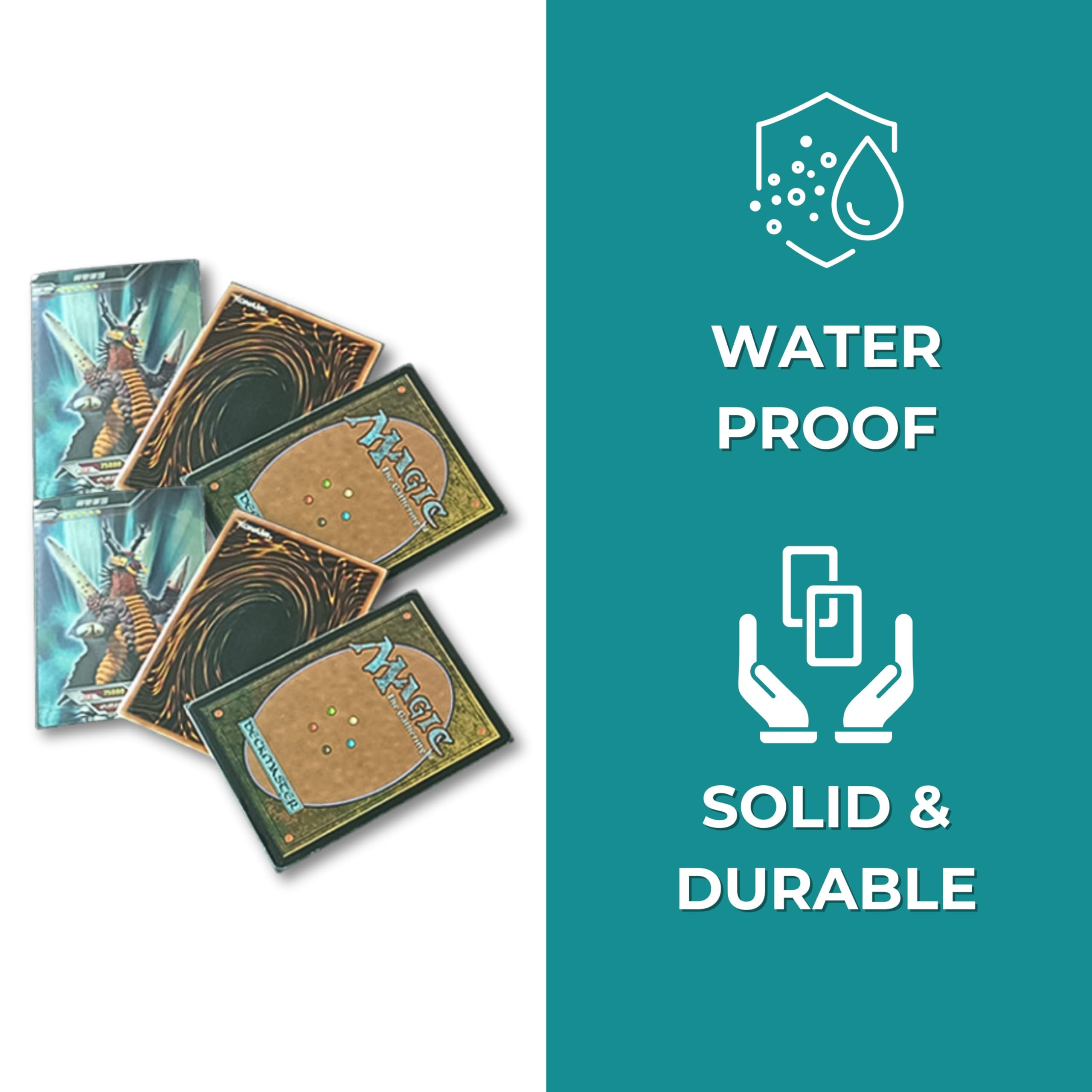 XShield Trading Card Sleeves - 500-Pack, 66x92mm, 50 Micron, Clear for Pokémon, Magic: The Gathering, Yu-Gi-Oh! 4