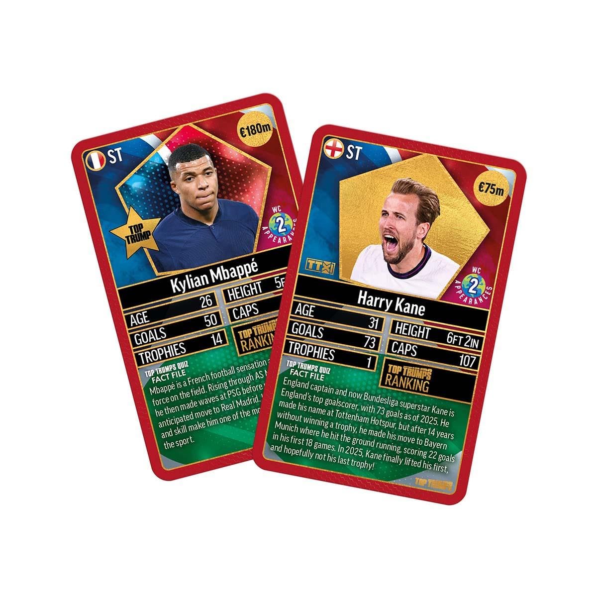Top Trumps World Football Stars Top 200 Card Game - Chrome Red Pack | Unisex Children 5