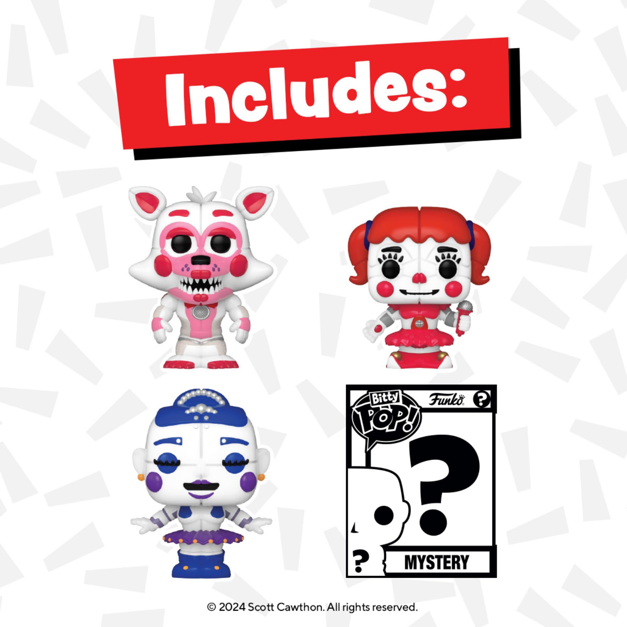 Funko Bitty POP! Five Nights at Freddy's - Ballora and Mystery Mini Figure Vinyl Set 6