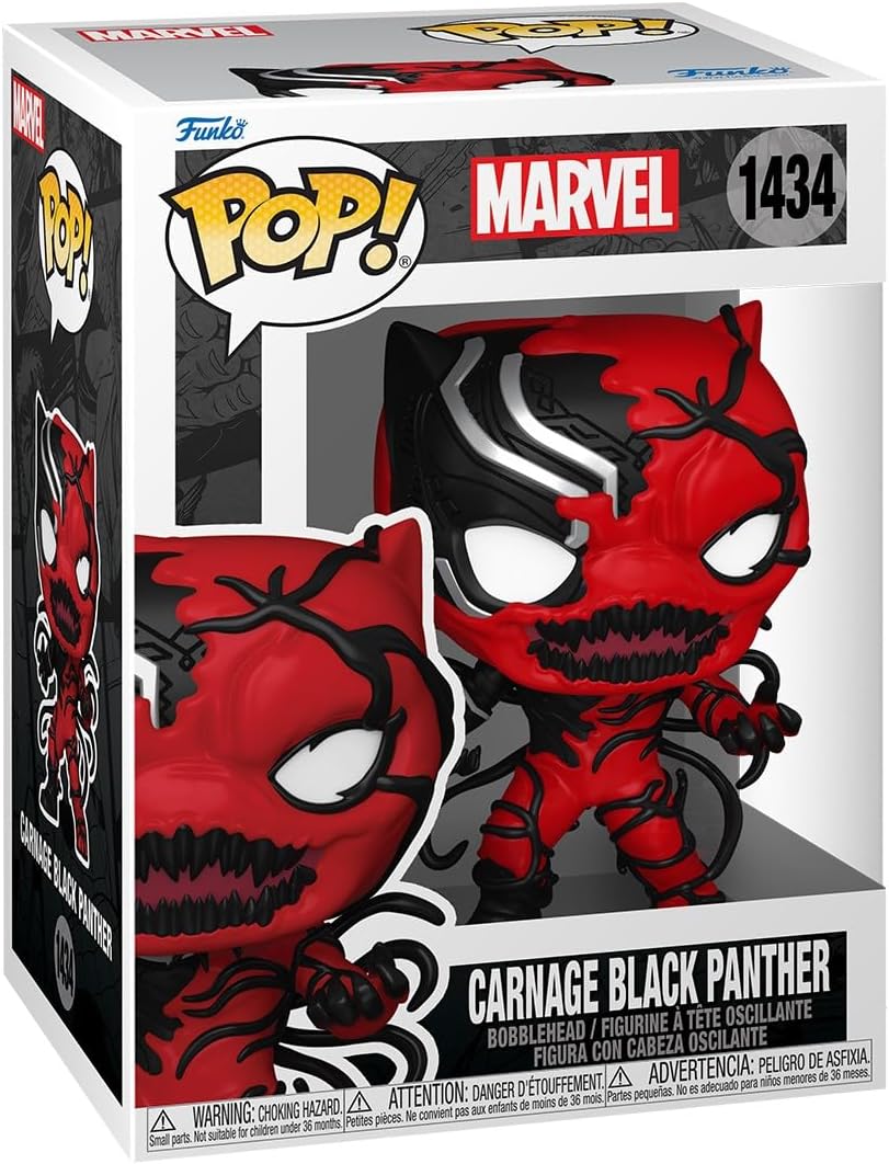 Funko Pop! Marvel: Carnageized - Black Panther Vinyl Figure