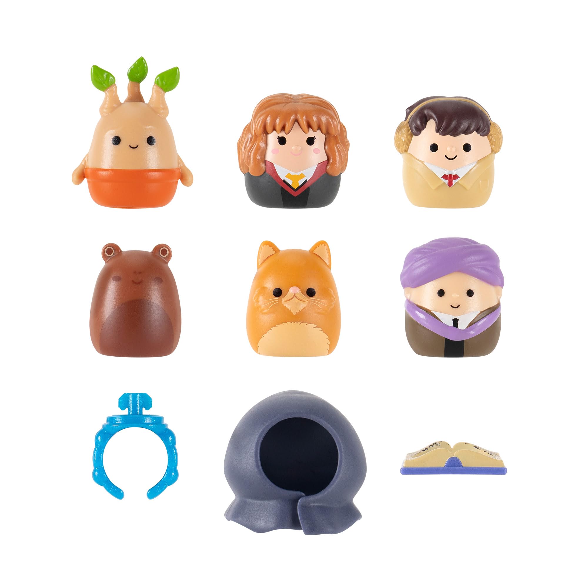 Squish-a-longs Harry Potter Mini-Squish 6-Pack with Accessories - Ages 6+ 7