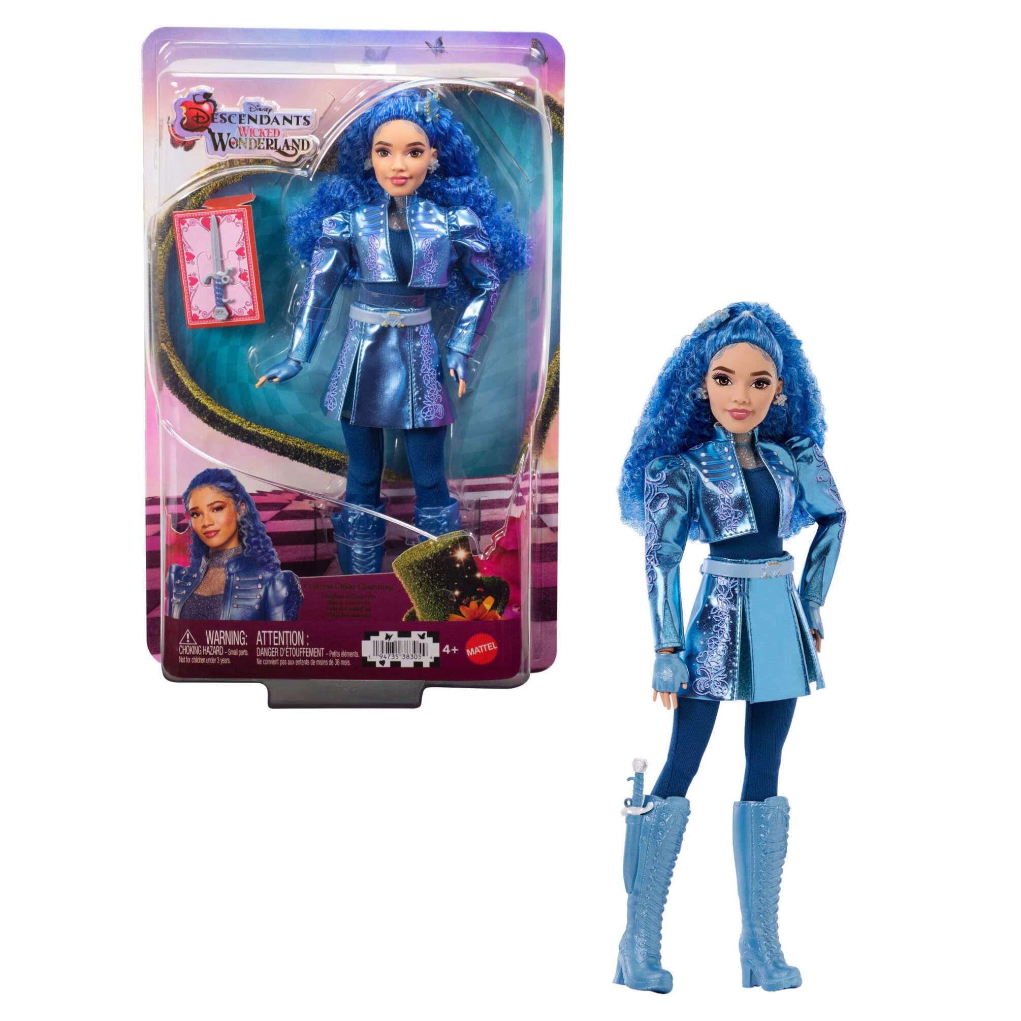 Mattel Princess Chloe Charming Doll - Daughter of Cinderella | 11 Posable Joints | Ages 4+