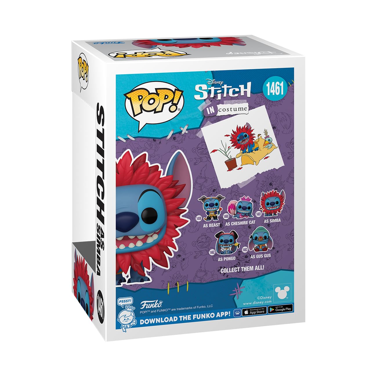 Funko Pop! Disney: Stitch as Simba Vinyl Figure (75164) 11
