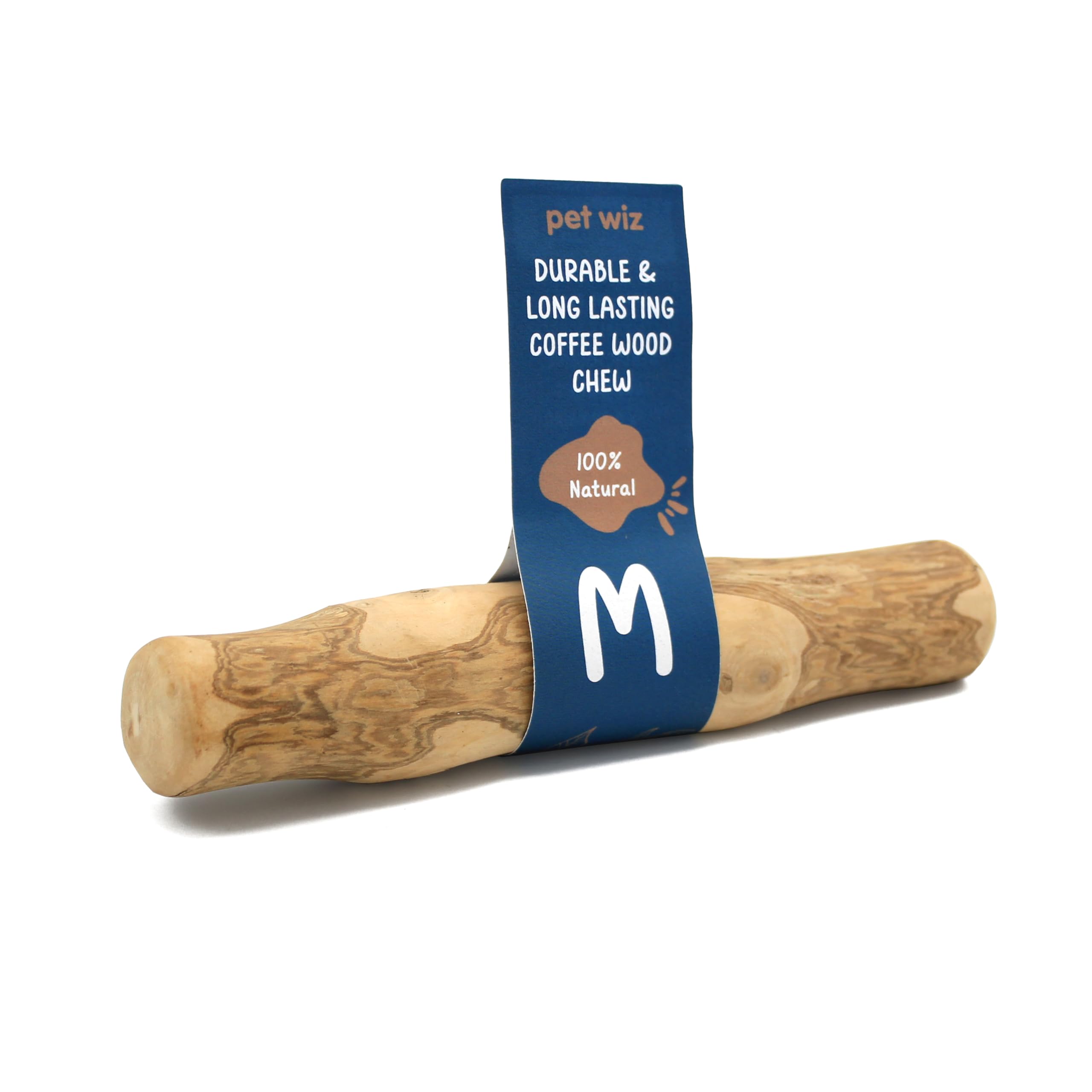 pet wiz Coffee Wood Dog Chew - Medium Size | Heavy Duty | Oral Hygiene 1