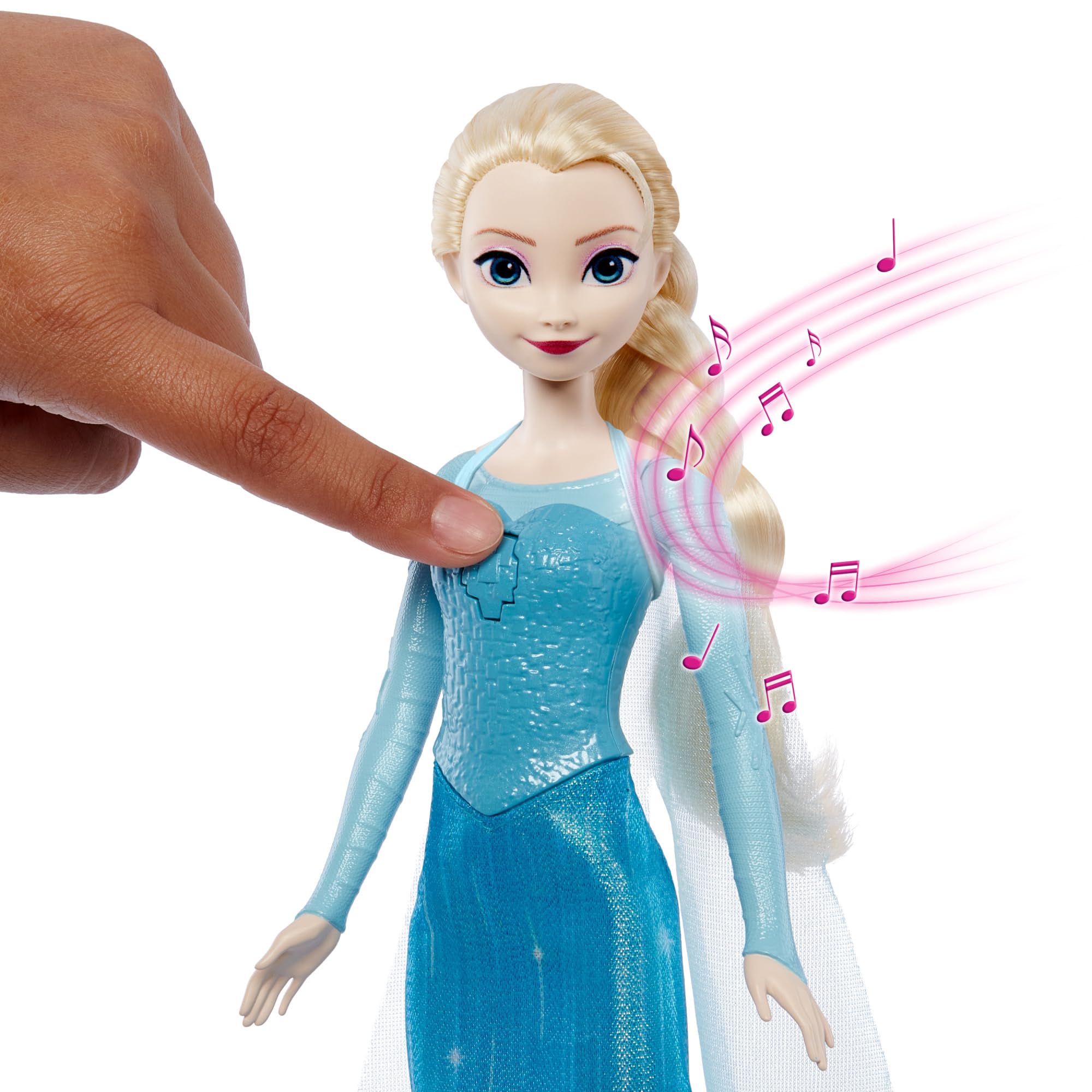 Mattel Disney Frozen Singing Elsa Fashion Doll - Musical Interactive Doll with Signature Outfit 5