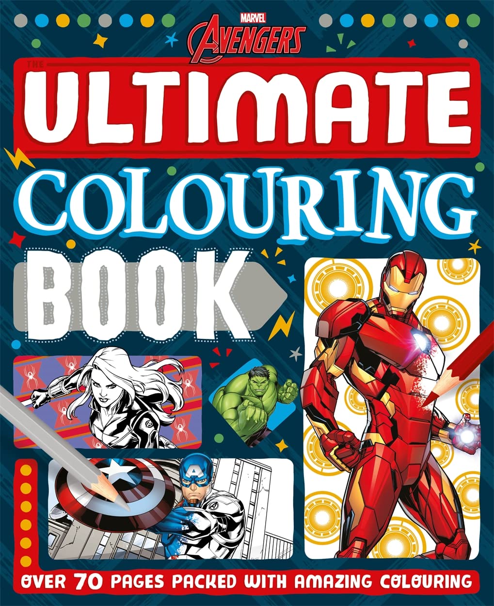 Autumn Marvel Avengers: The Ultimate Colouring Book | Ages 4-8 | Paperback