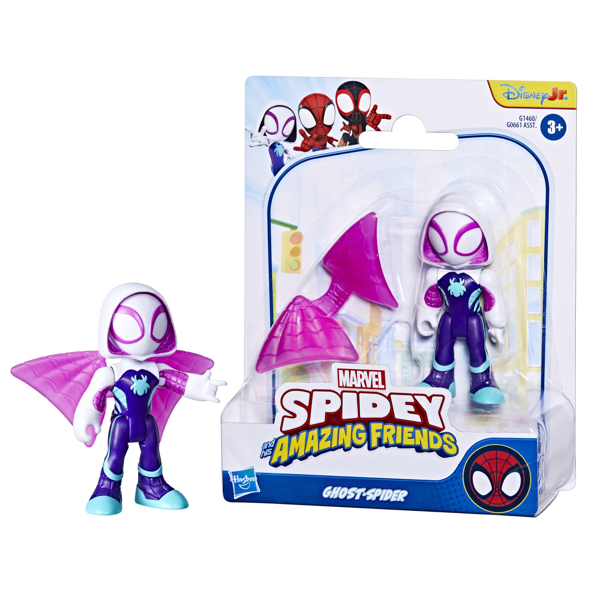Marvel Ghost-Spider Action Figure with Web Wings Accessory - Ages 3+