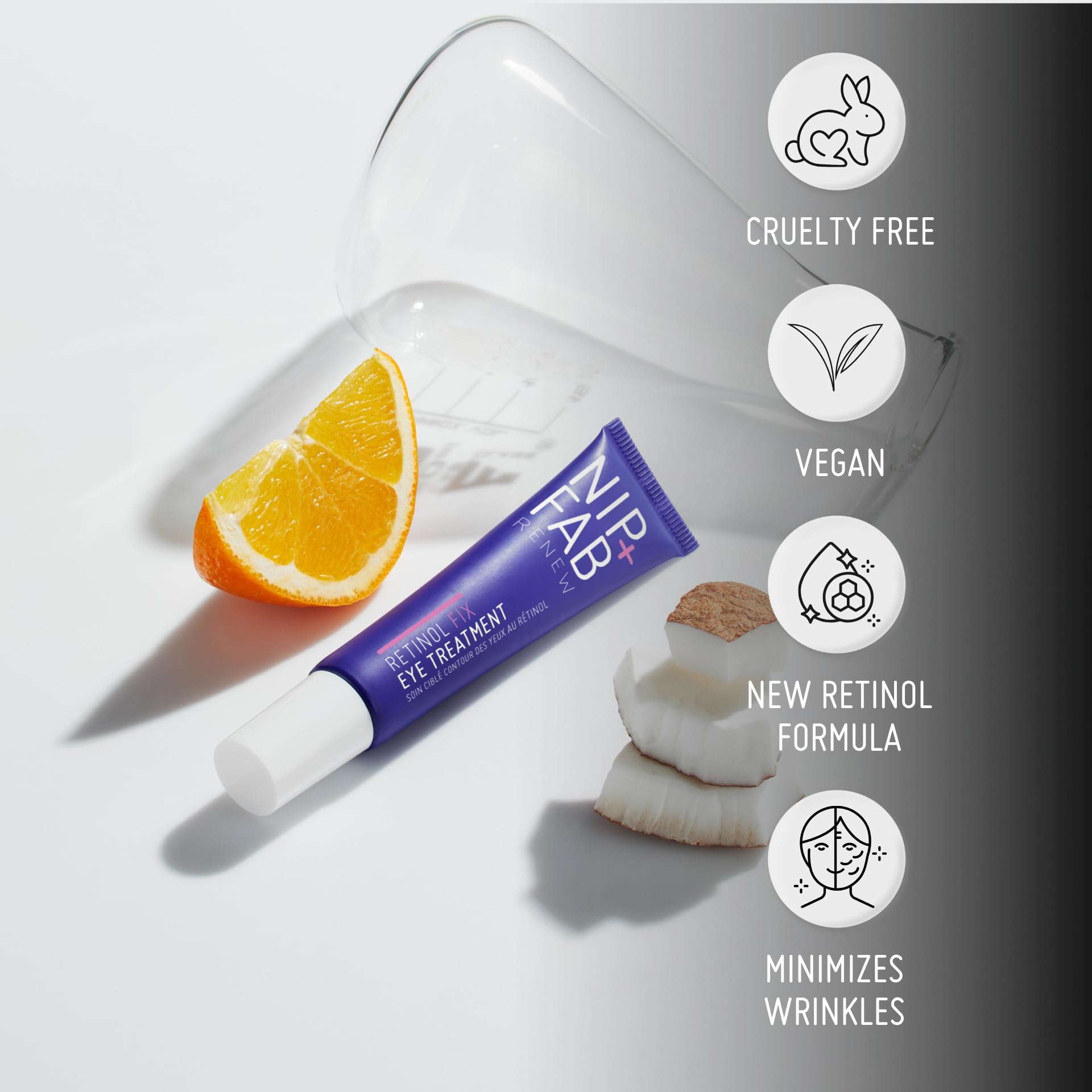 Nip+Fab Retinol Fix Eye Treatment - Anti-Aging Eye Cream with Time-Released Retinol, Vitamin C, Peptides & Hyaluronic Acid | 15ml 2