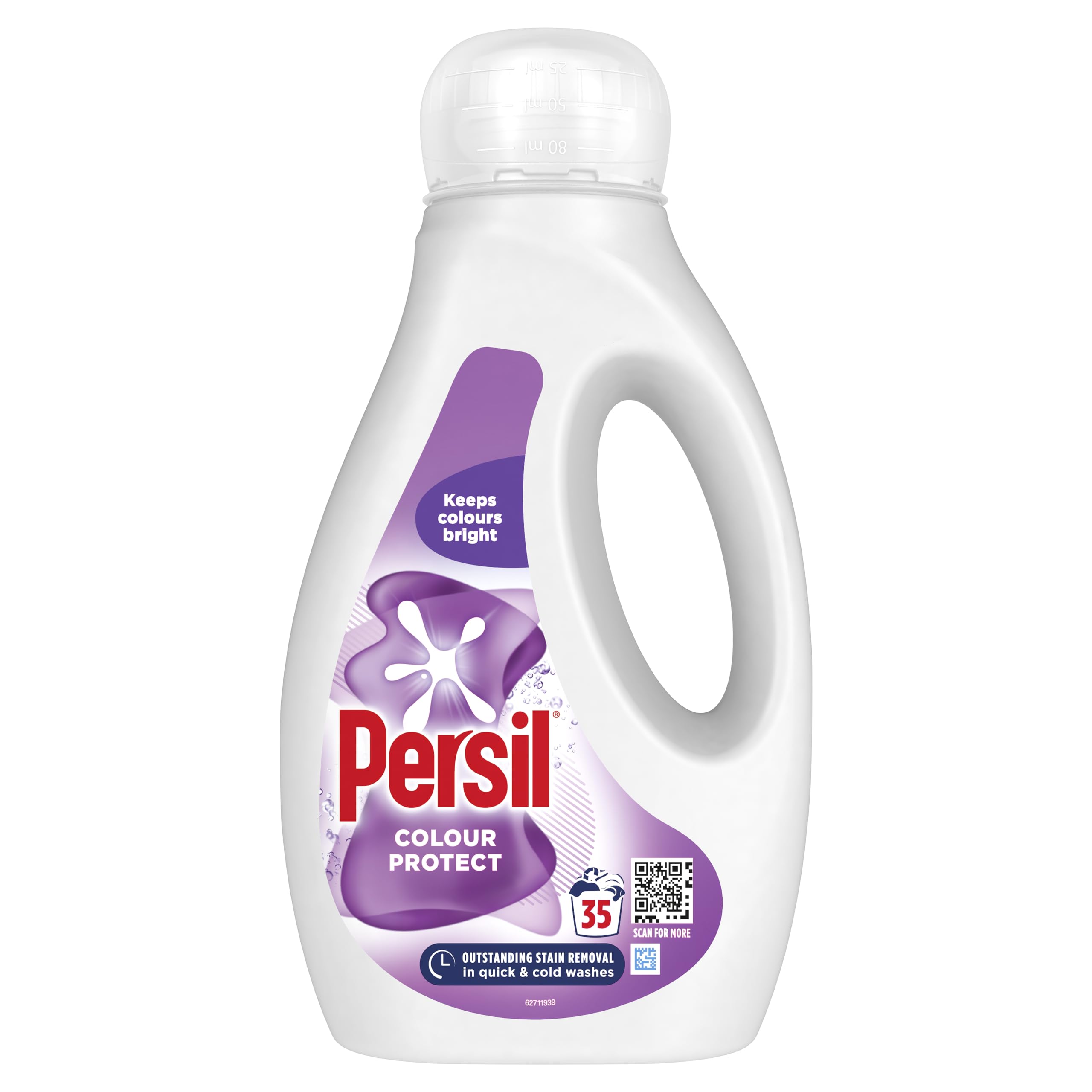 Persil Colour Laundry Washing Liquid Detergent - 945 ml | Removes Mud, Yoghurt, Jam Stains | Cold Wash Effective