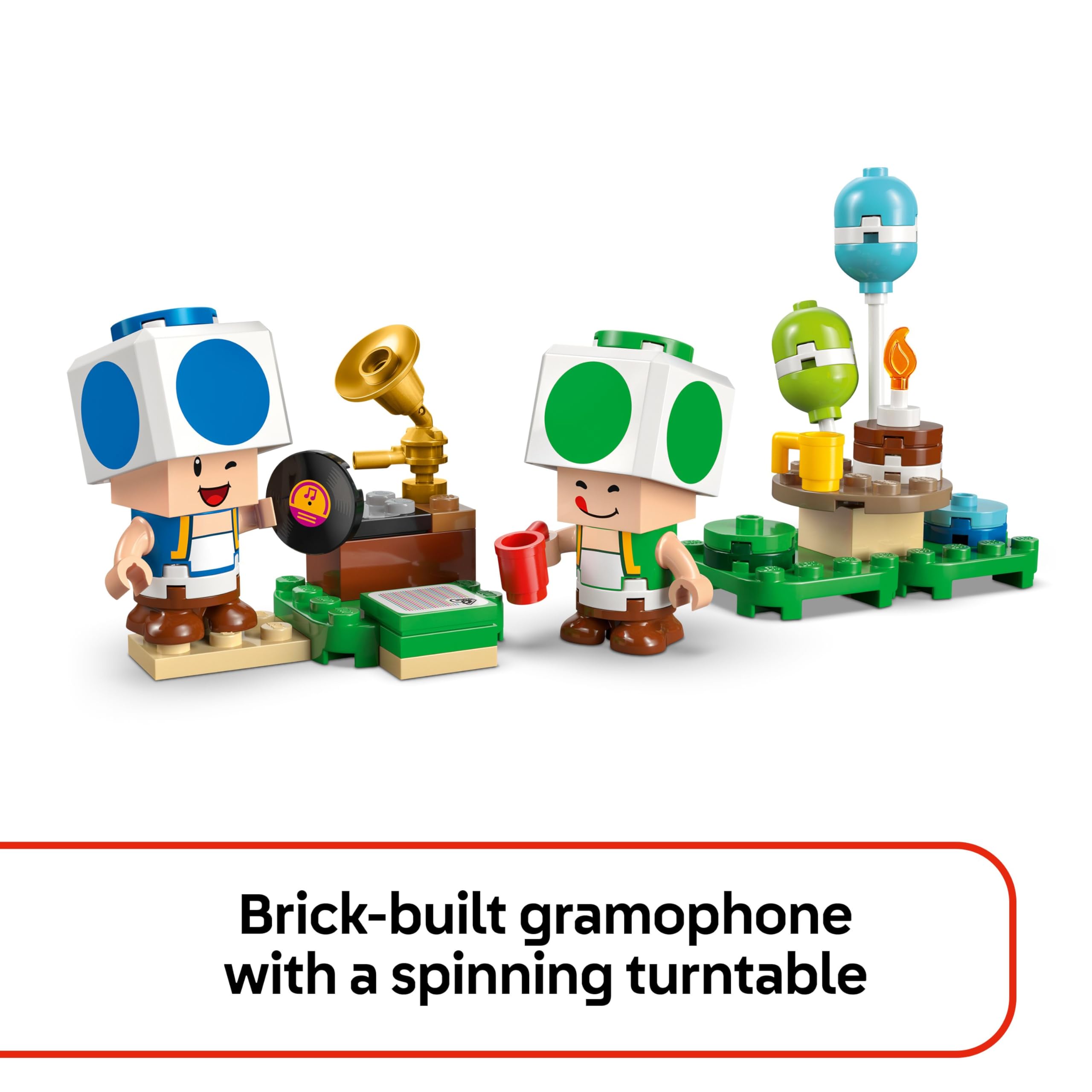 LEGO Super Mario Party at Toad's House Playset - 276-Piece Building Set with Blue & Green Toad Figures for Ages 7+ 5