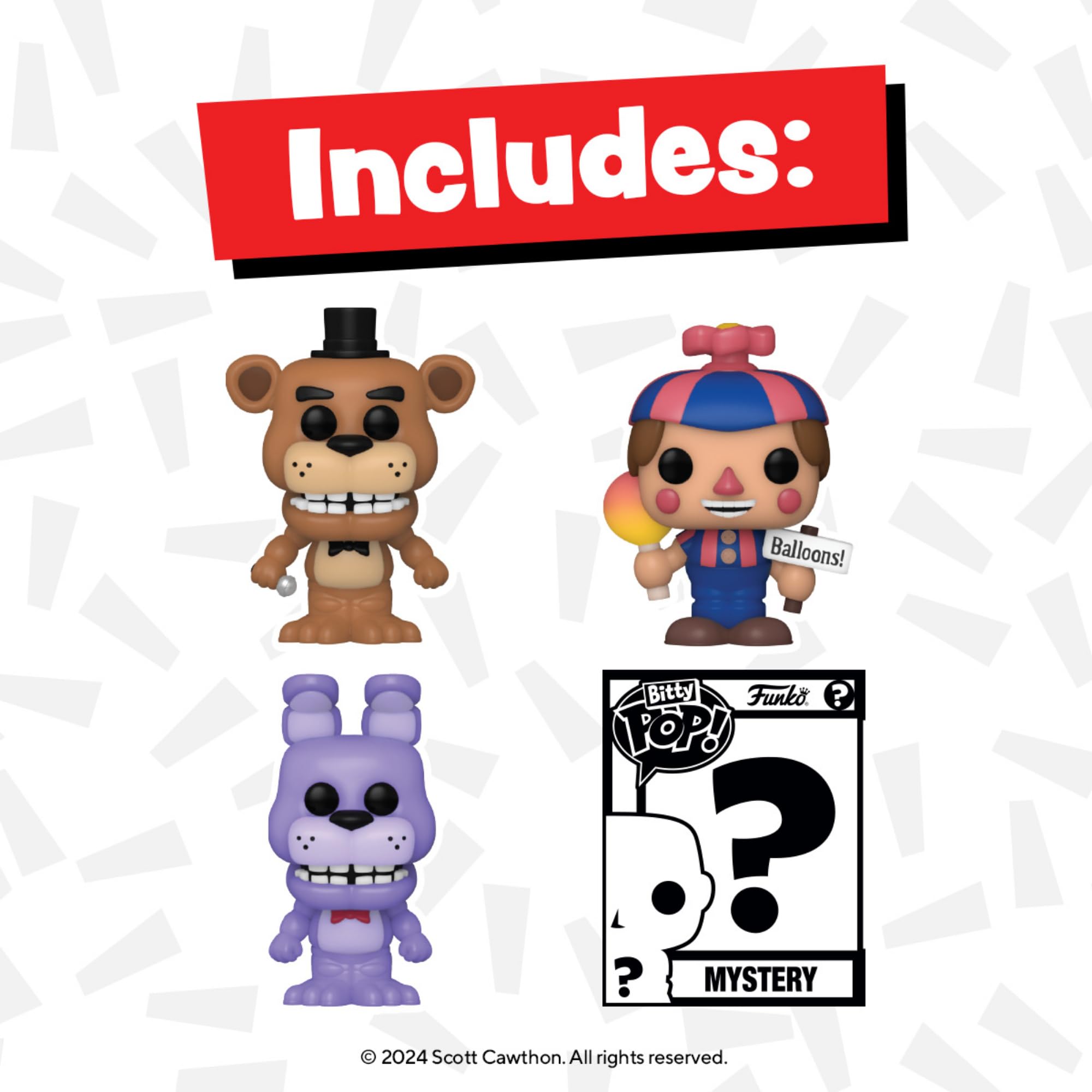 Funko Bitty POP! Five Nights at Freddy's - Freddy and a Surprise Mystery Mini 6